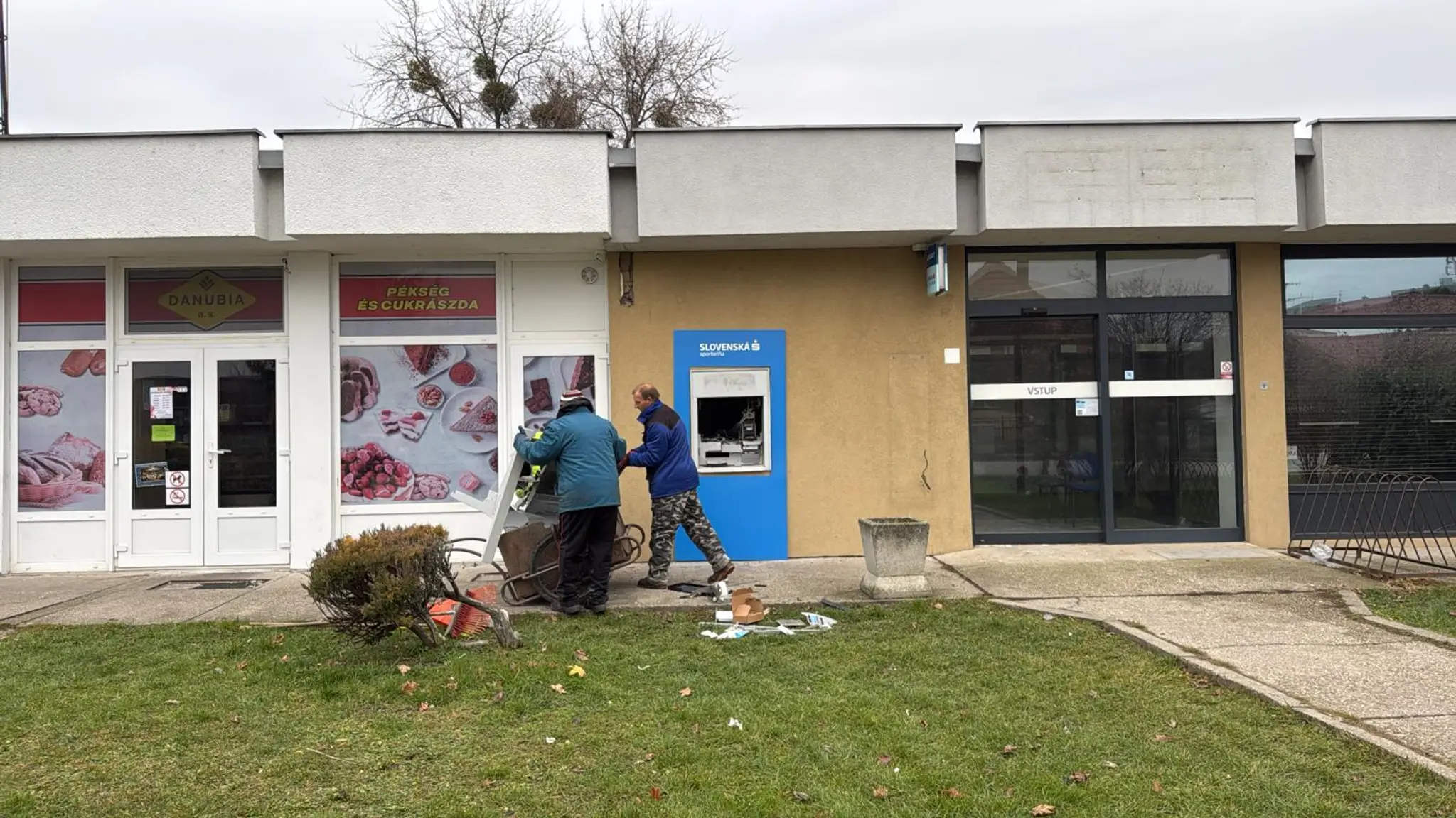 Bankomat v obci Zlaté Klasy vybuchol