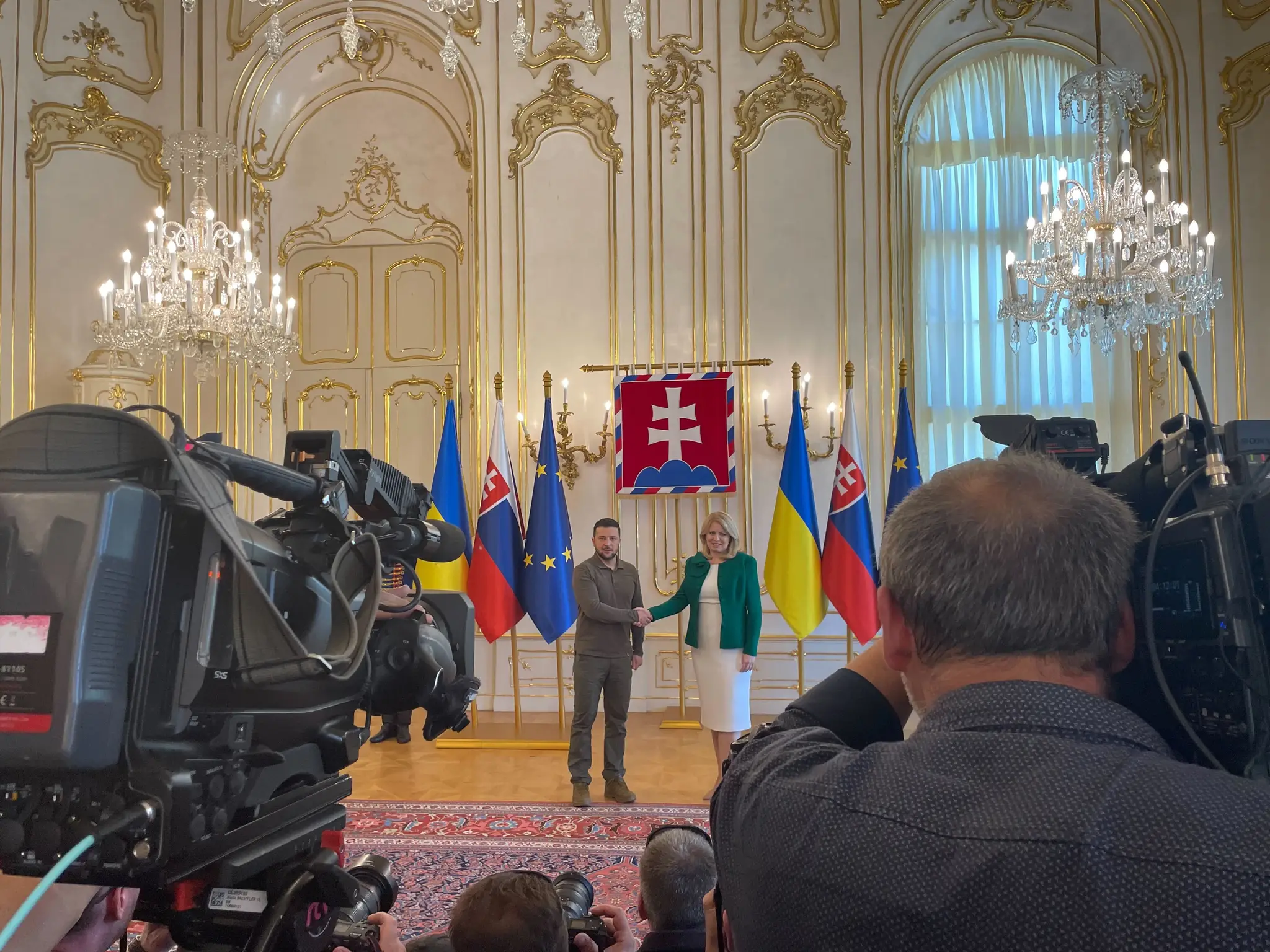 Zelenskyj s Čaputovou