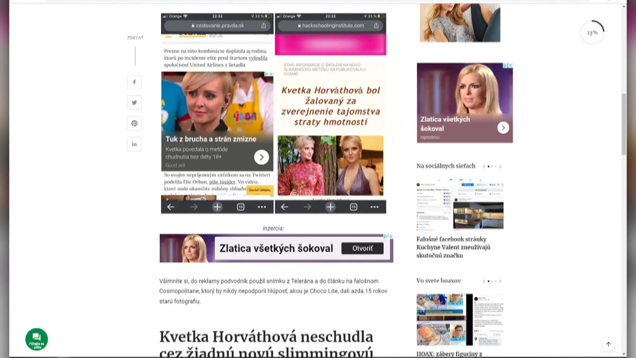 Podvodná stránka.