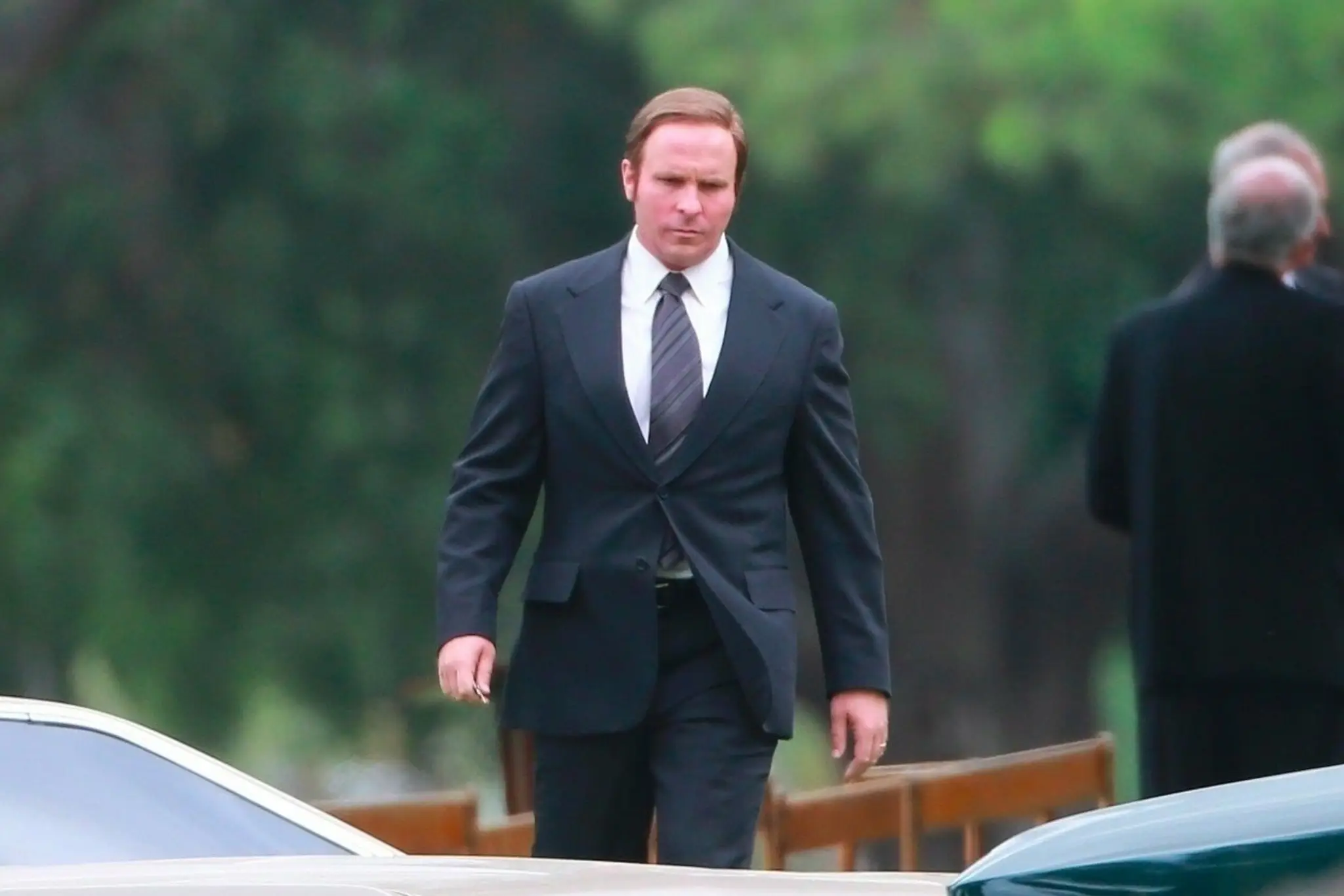 Christian Bale ako viceprezident Dick Cheney vo filme Backseat