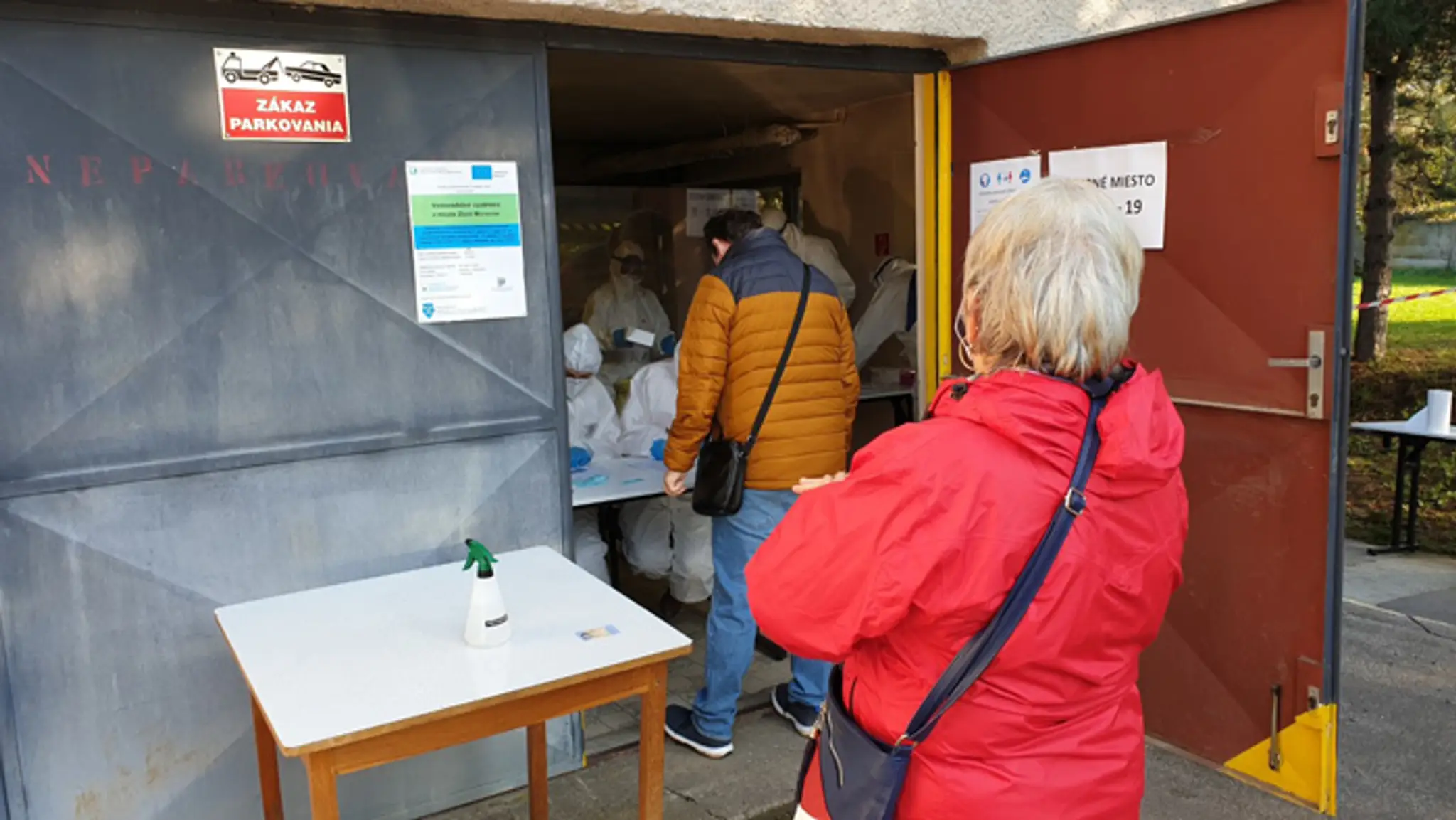 Testovanie v pohraničnej obci Drietoma, okres Trenčín.