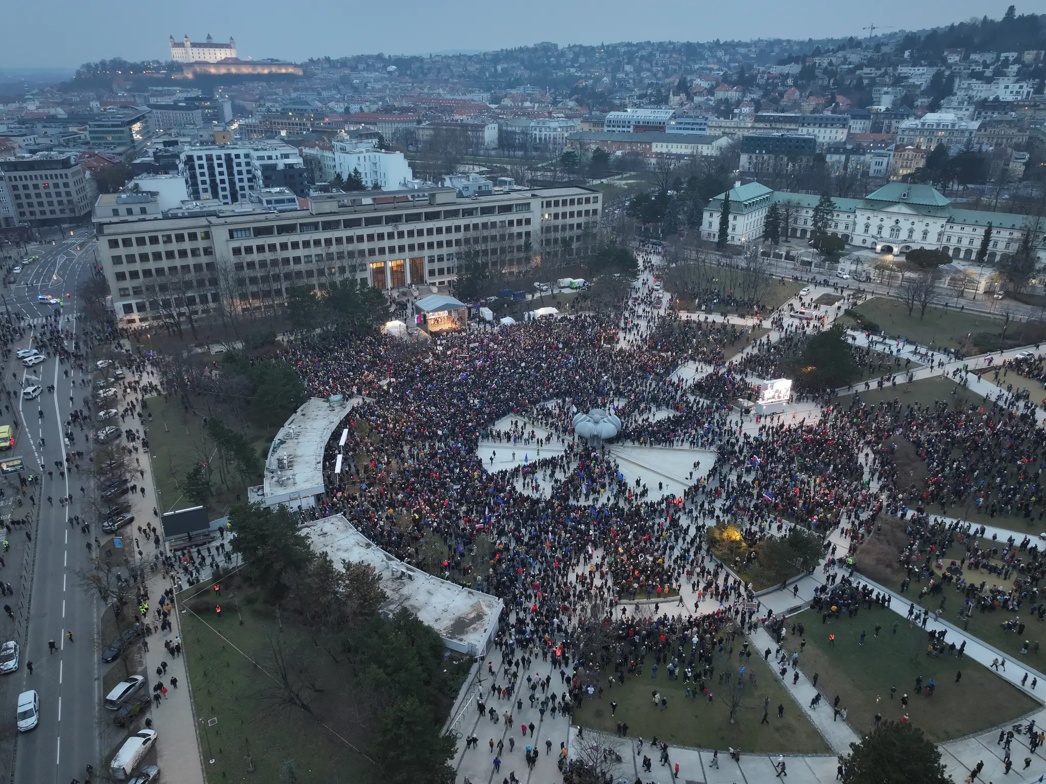 Protestu sa zúčastnili tisíce ľudí