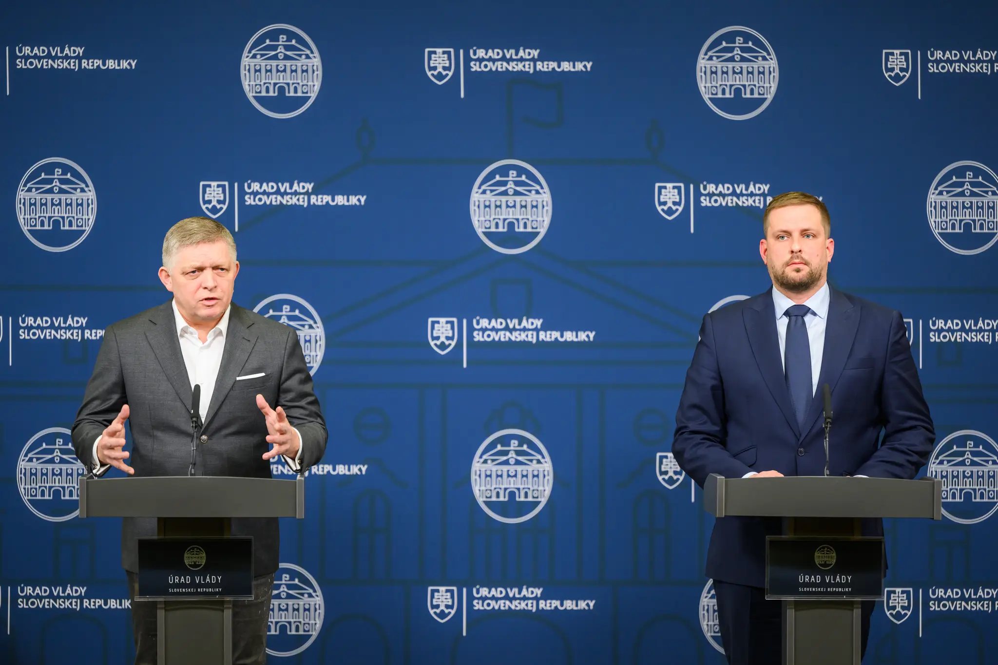 Robert Fico a Kamil Šaško