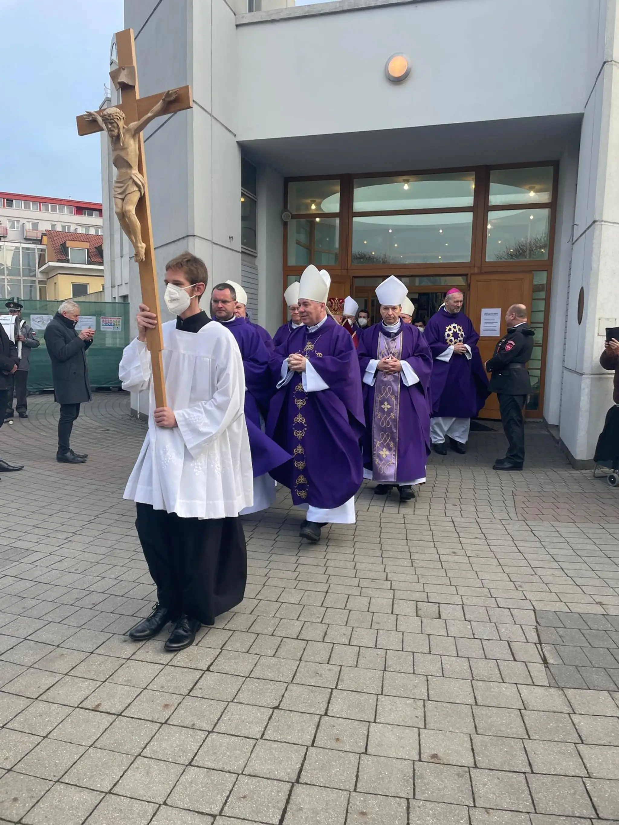 Posledná rozlúčka s V. Krčmérym.