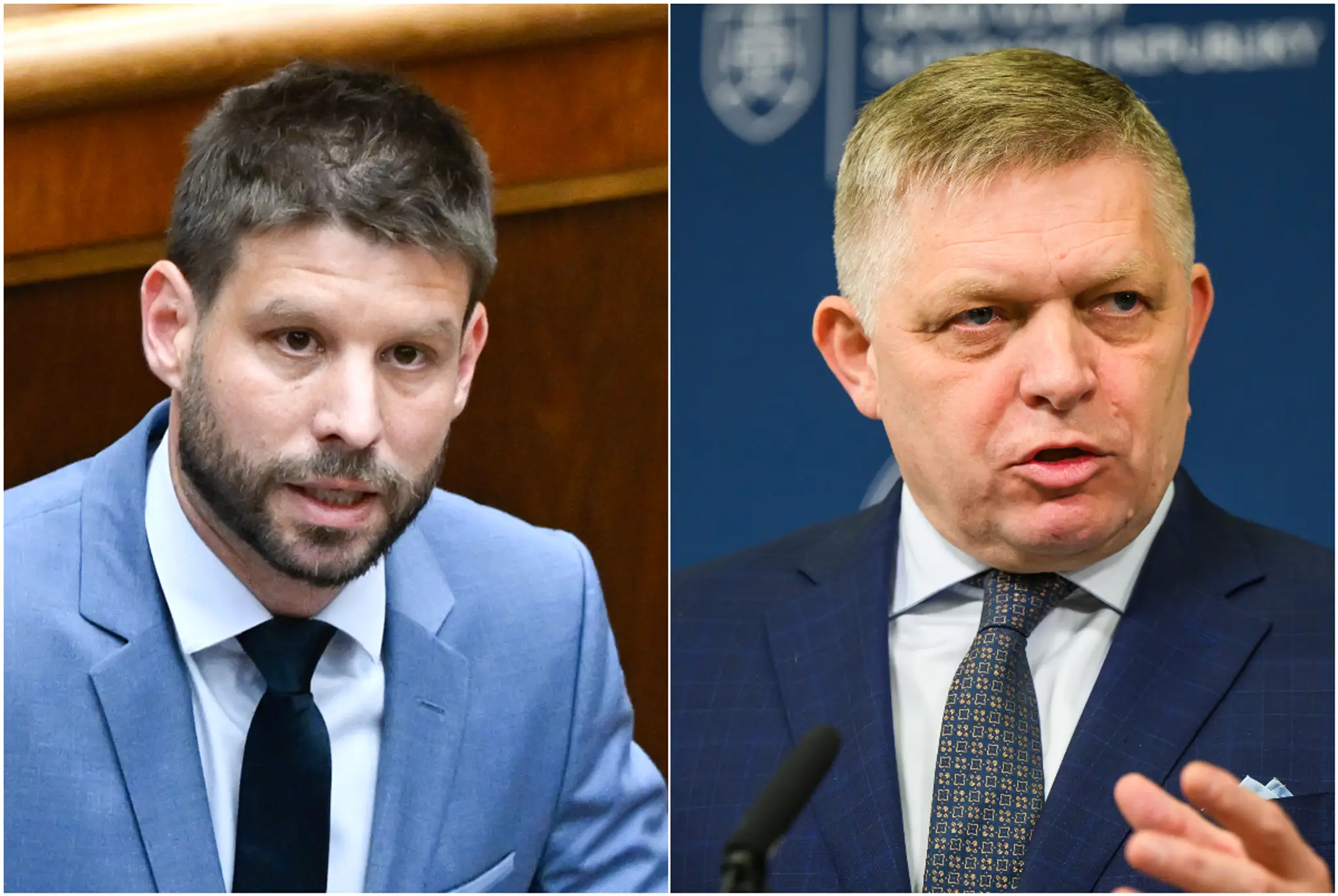 Michal Šimečka, Robert Fico