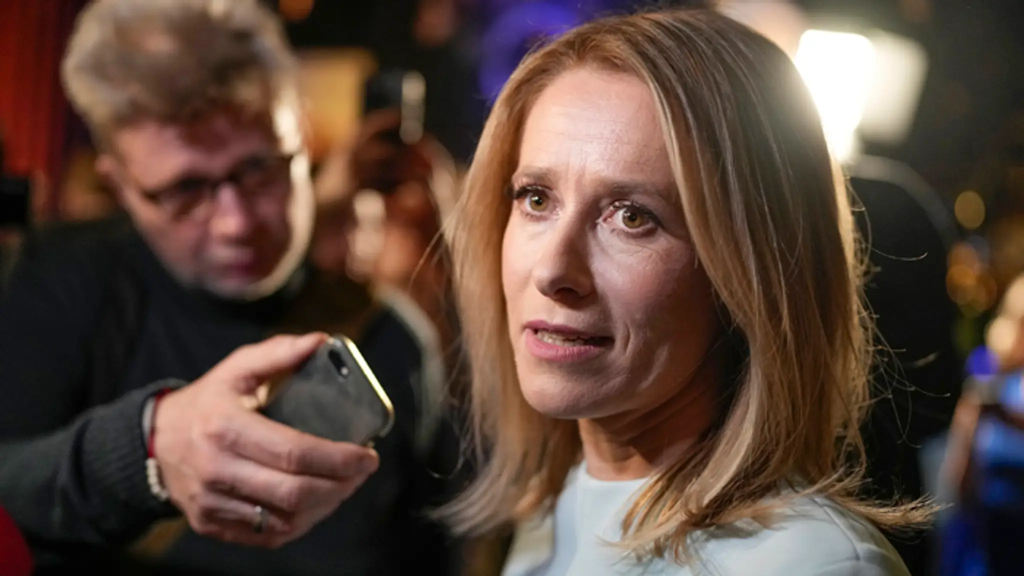Estónska premiérka Kaja Kallasová.