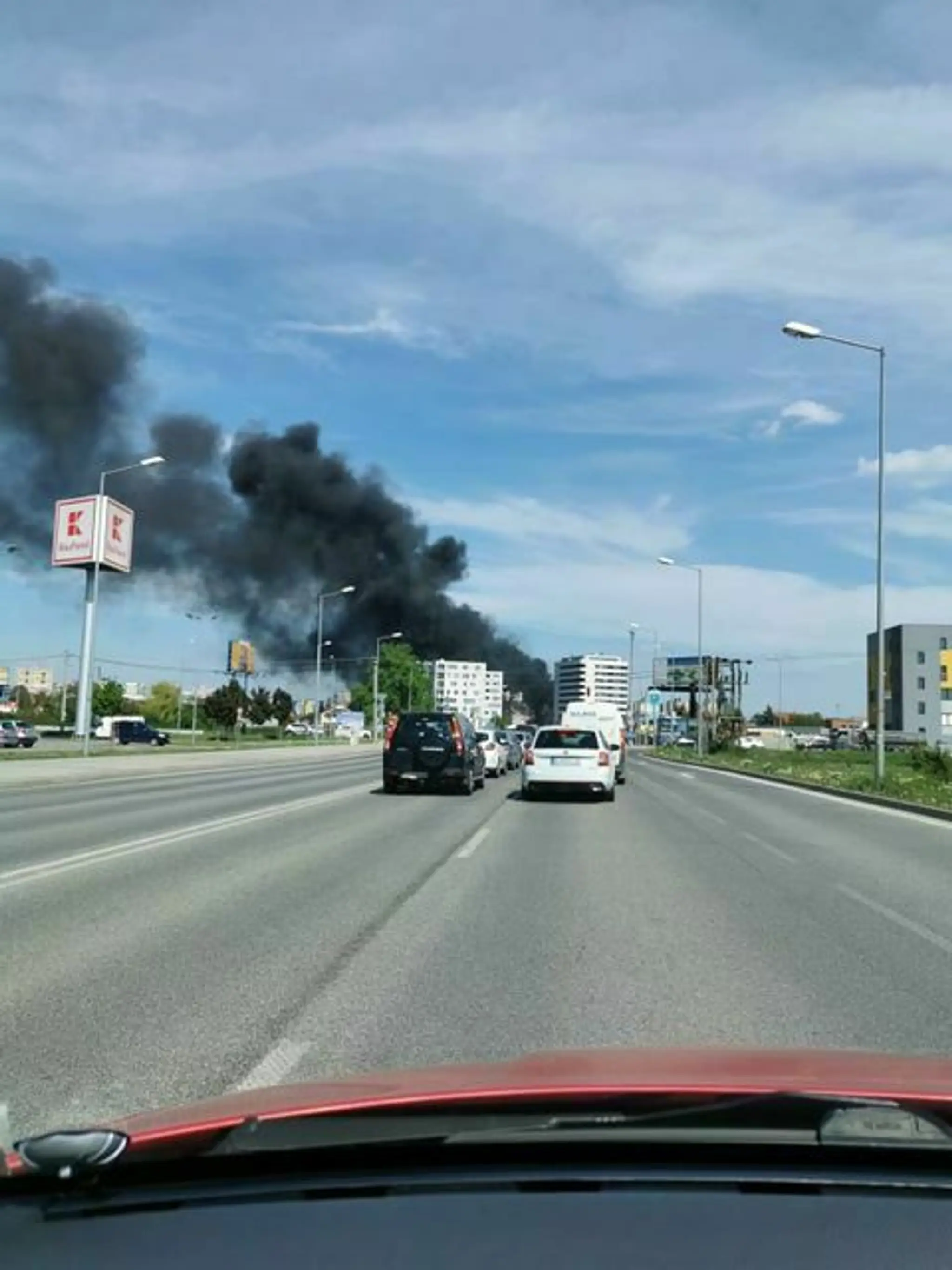 Požiar v Podunajských Biskupiciach.