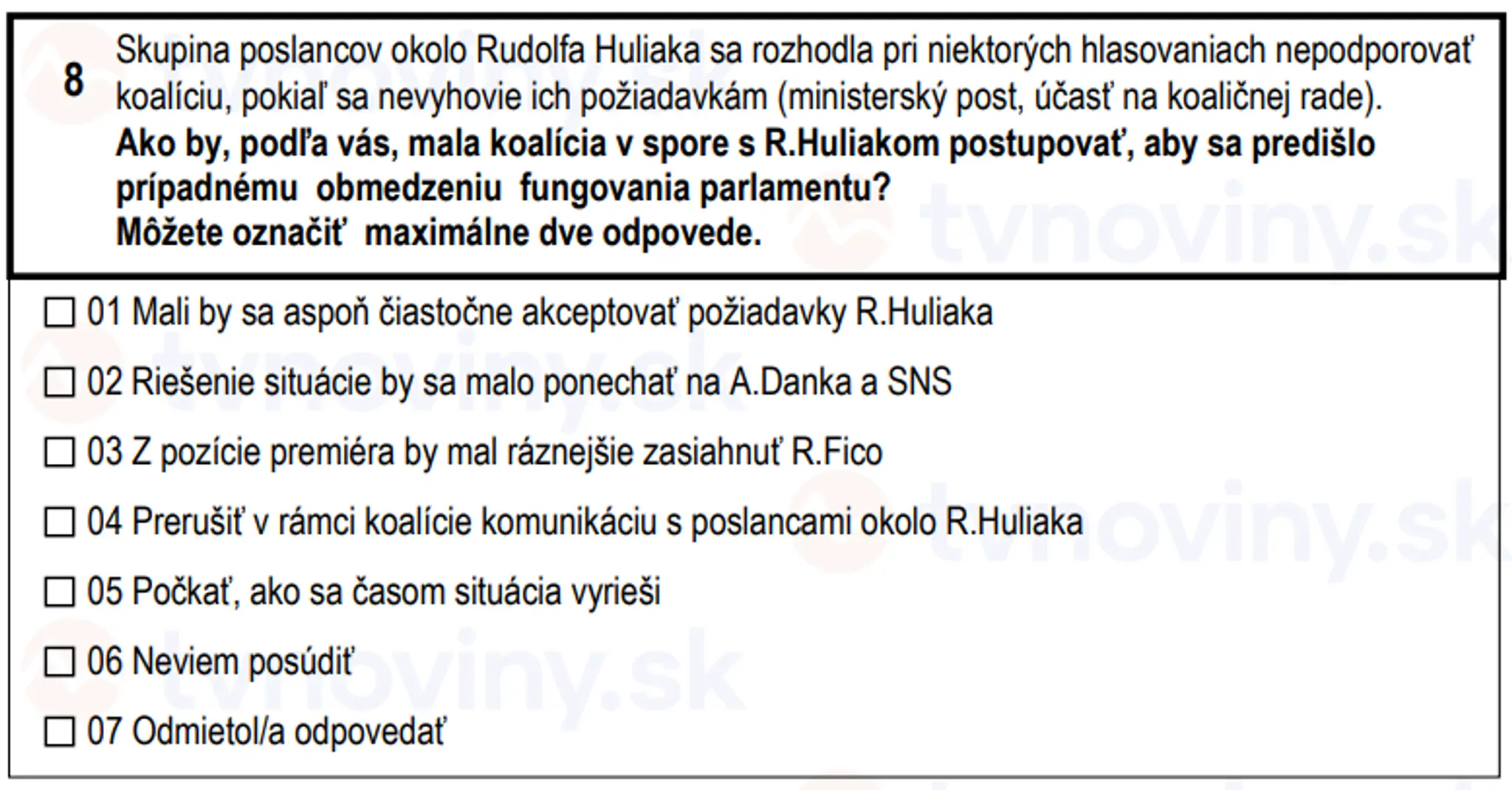 Otázky, ktoré sa pýta Štatistický úrad SR