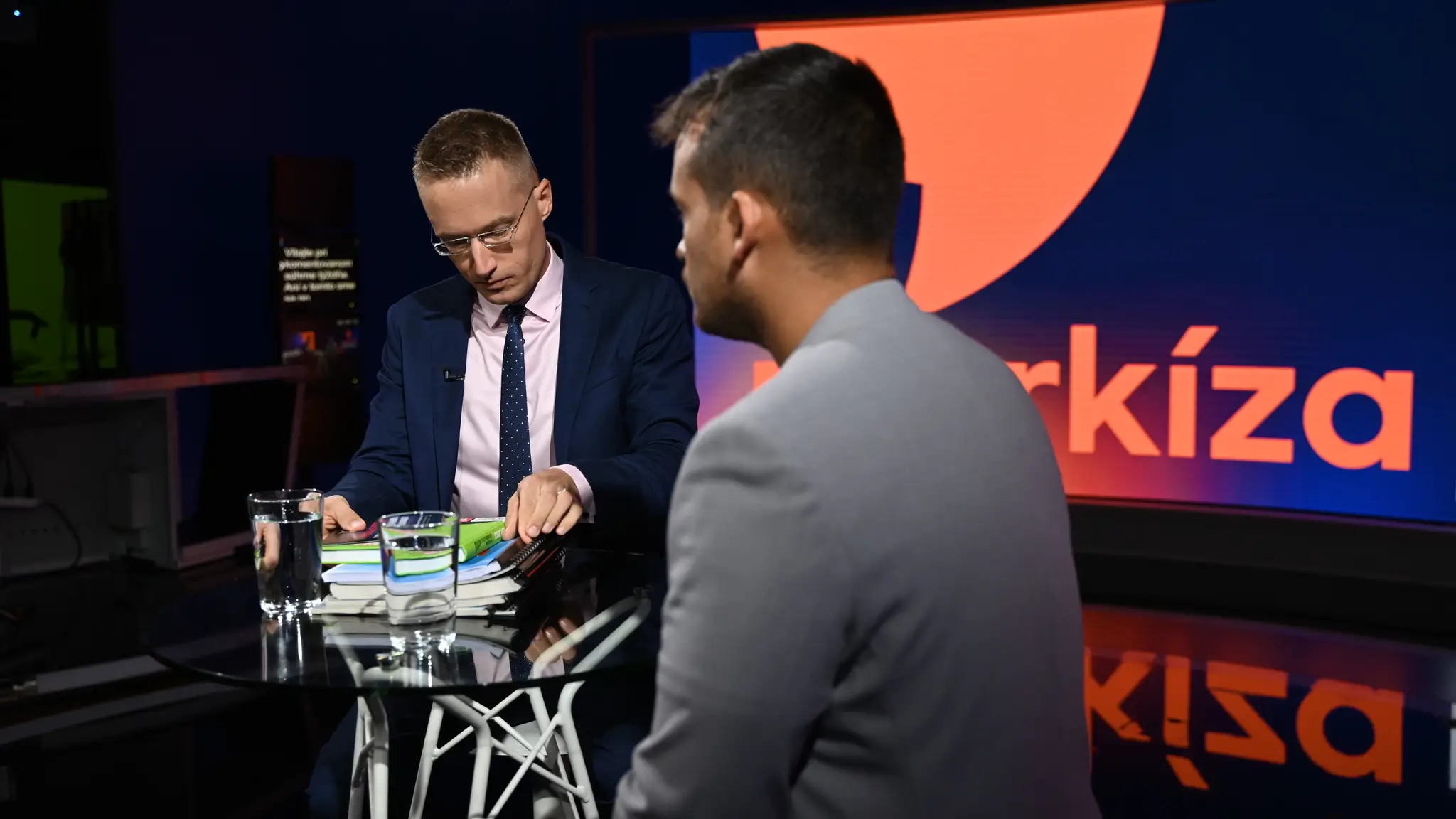 Michal Kovačič a Adel Ghannam.