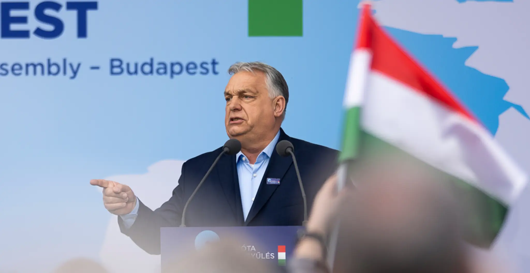 Na snímke maďarský premiér Viktor Orbán.