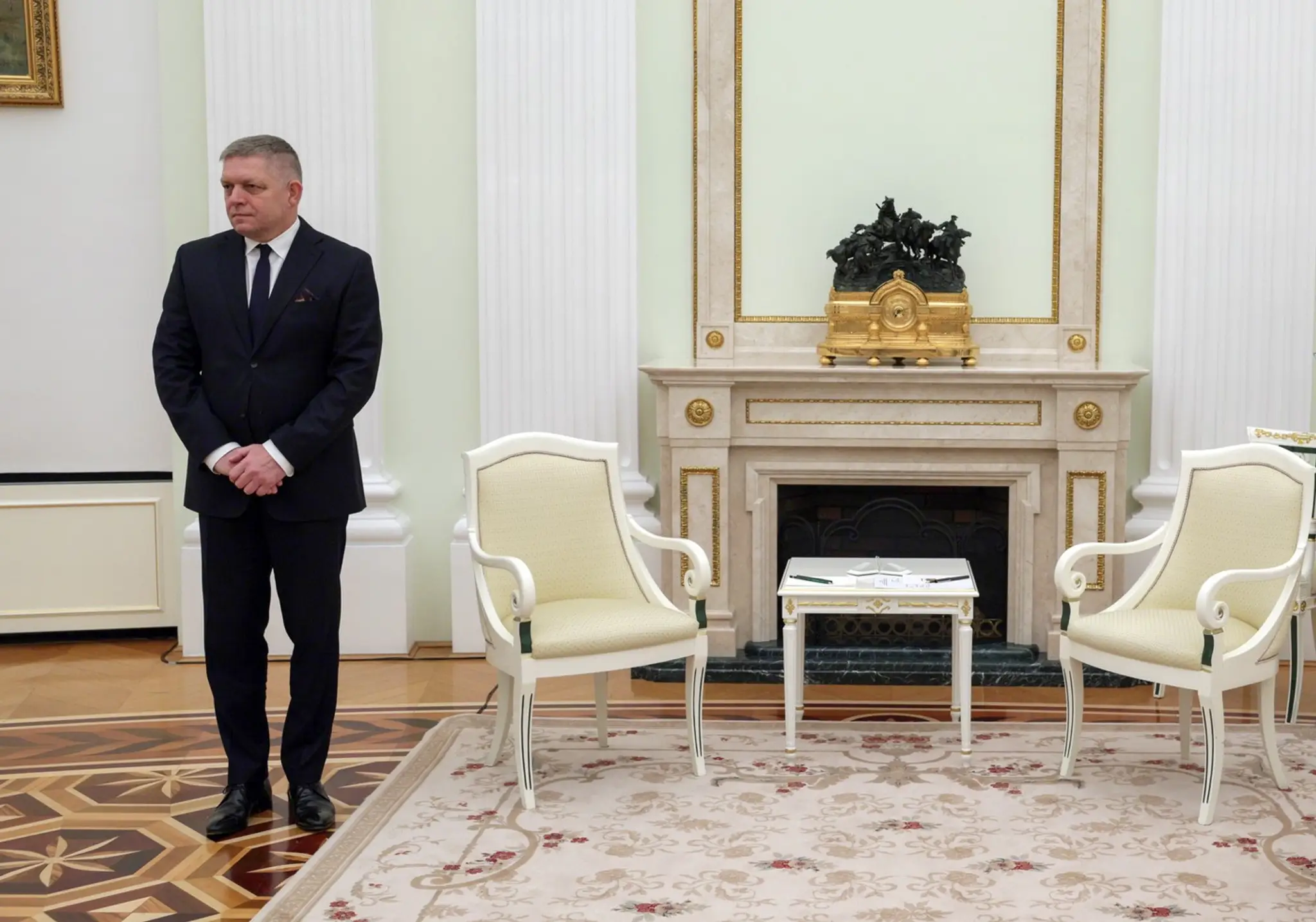Robert Fico v Kremli.