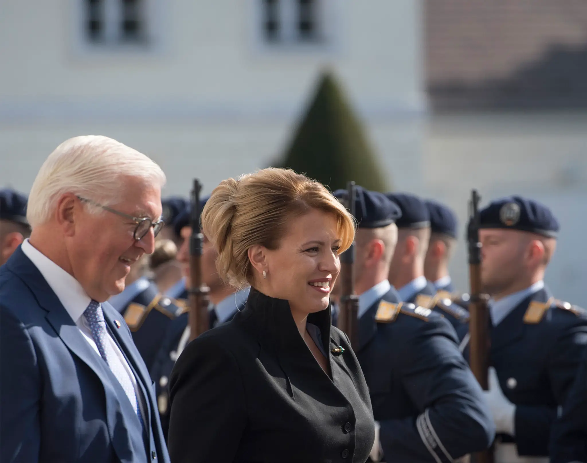 Zuzana Čaputová s nemeckým prezidentom Steinmeierom.
