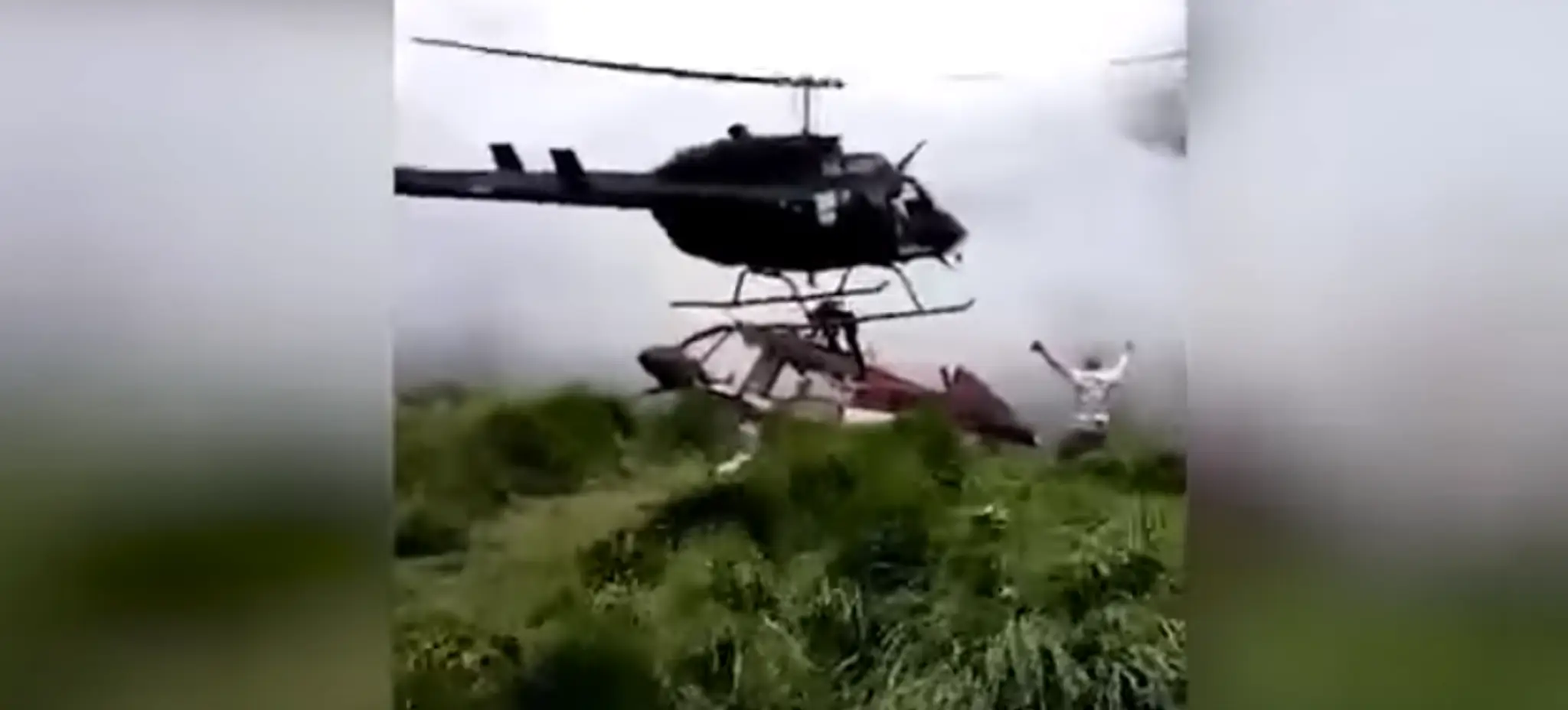 Helikoptéra prišla na záchranu, no spôsobila nešťastie.
