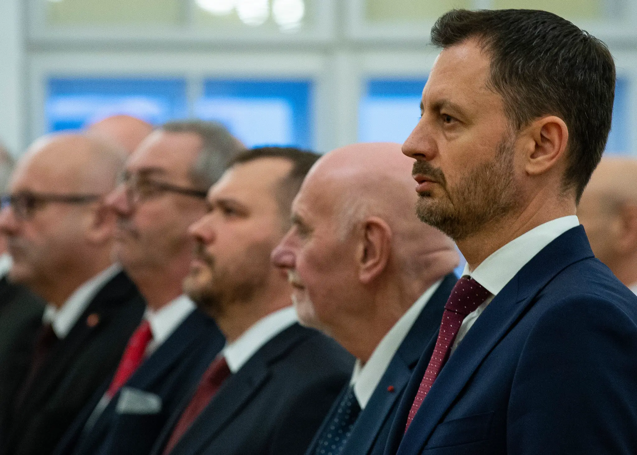Na snímke dočasne poverený premiér Eduard Heger.