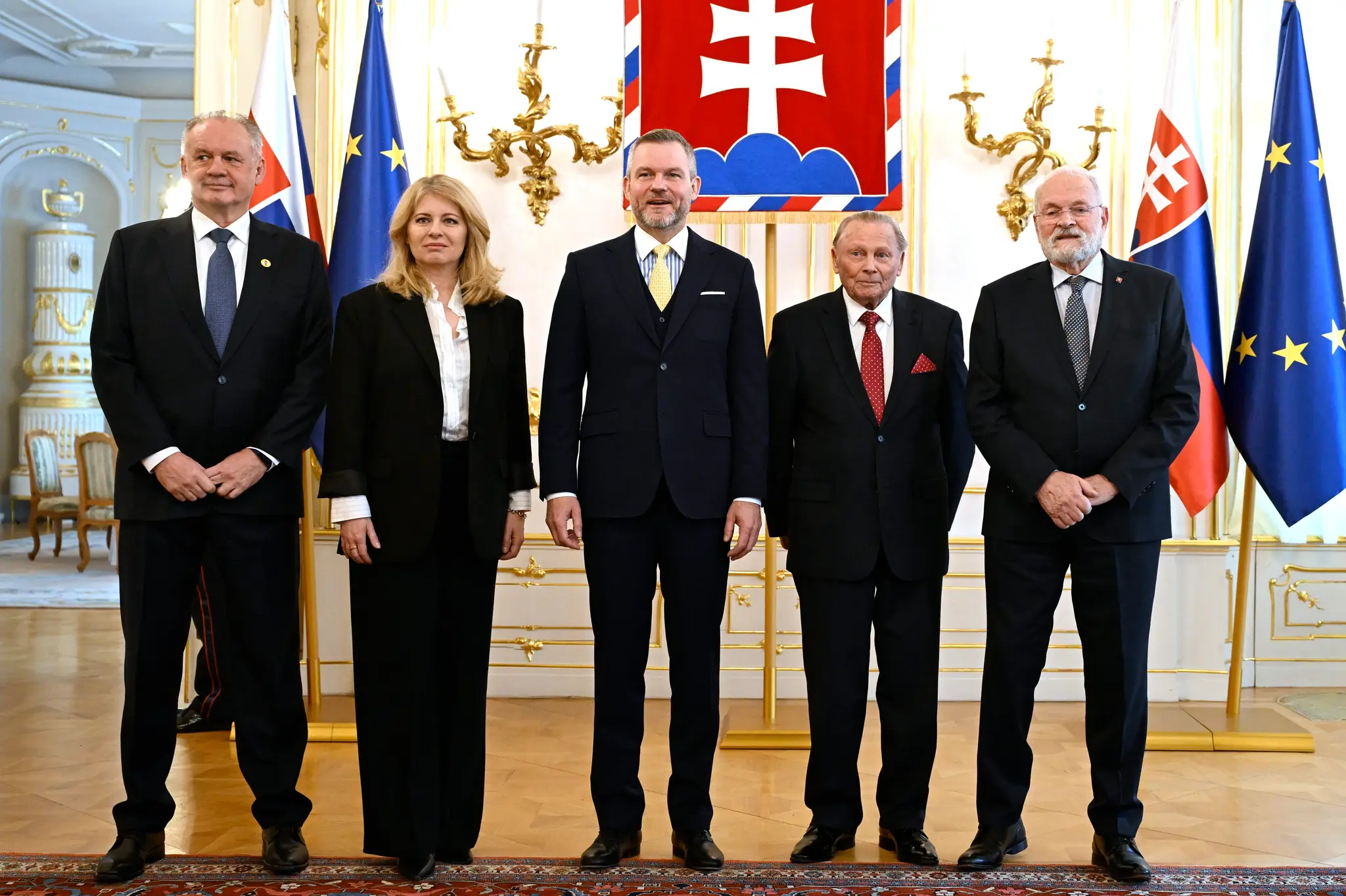 Prezident absolvoval tradičný novoročný obed s bývalými hlavami štátu