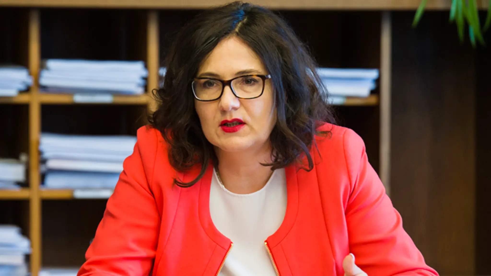 Ministerka školstva Martina Lubyová (nominantka SNS).