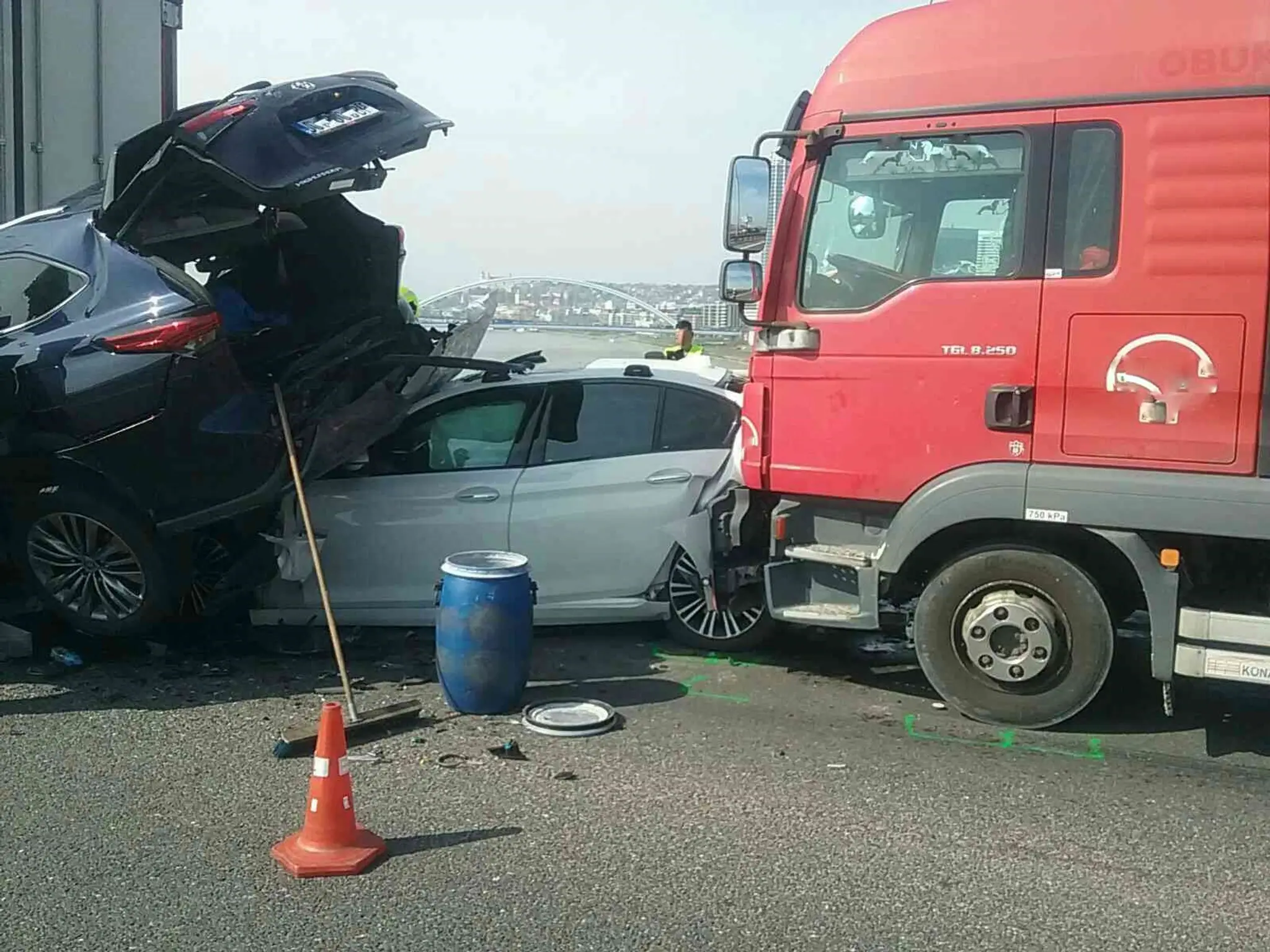 Nehoda na Prístavnom moste.