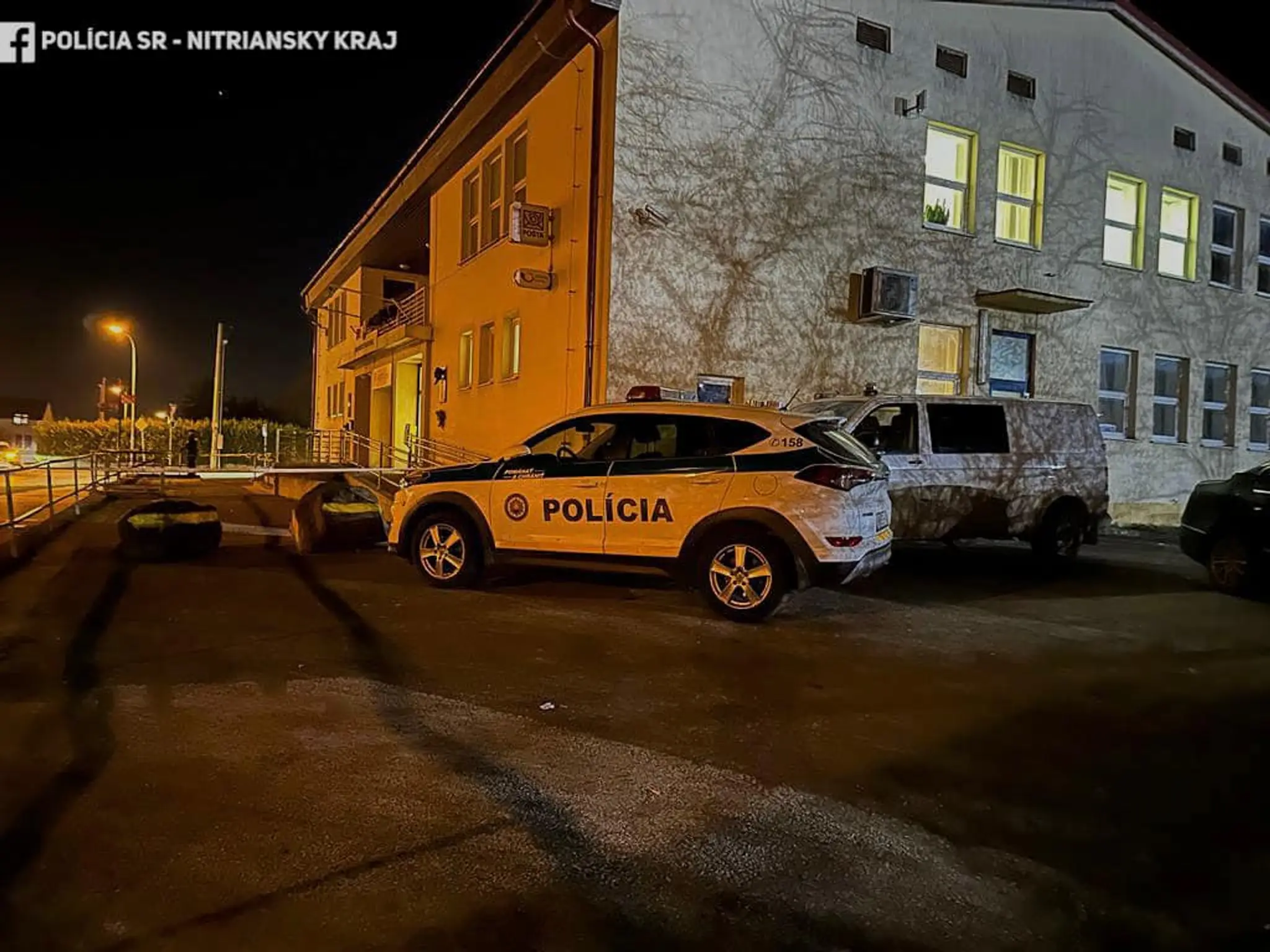 Lúpež na pošte.