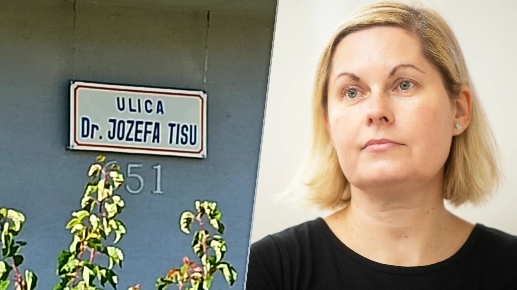 Ulica Dr. Jozefa Tisa a Lenka Ticháková