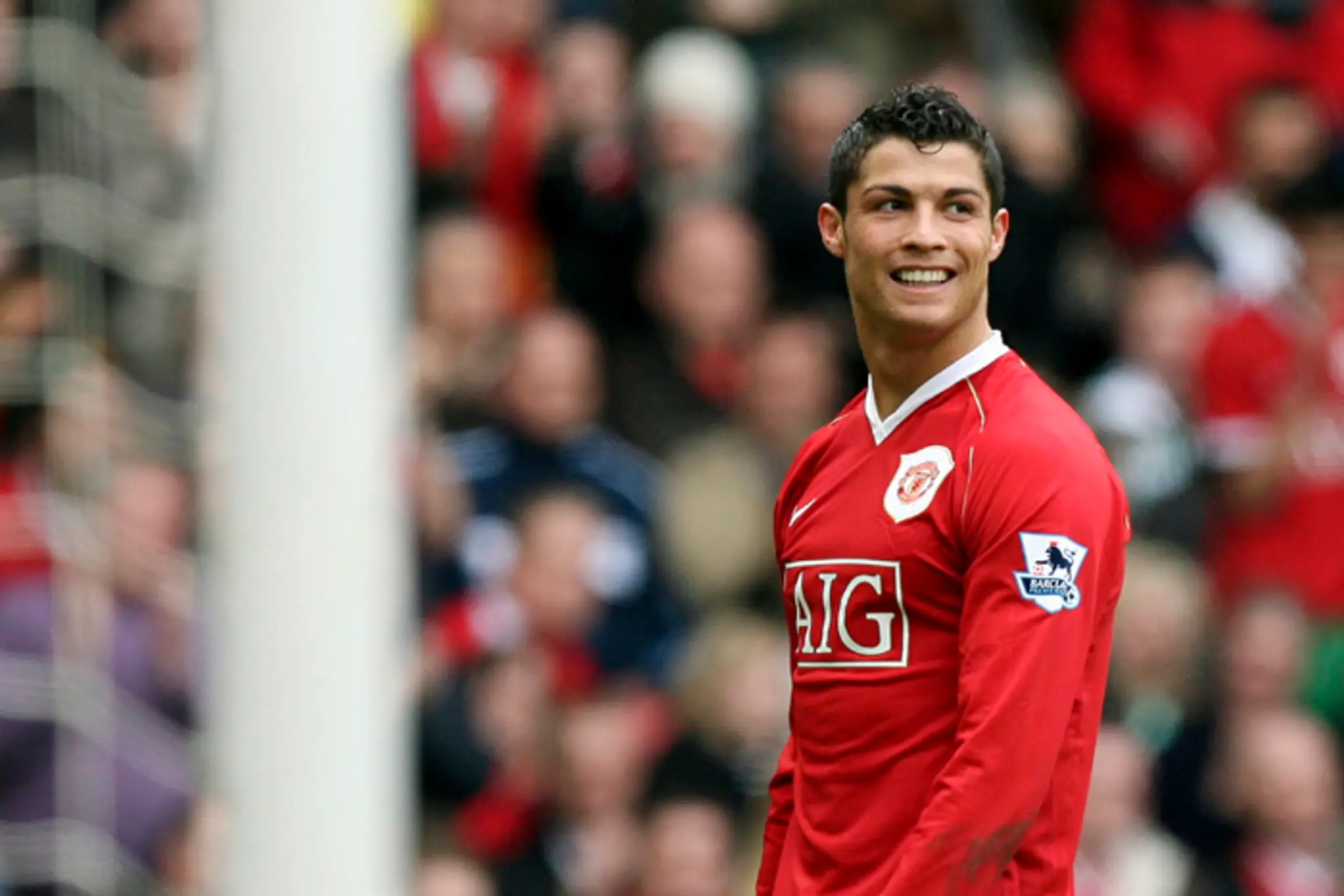 Na archívnej snímke zo 17. marca 2007 hráč Manchester United Cristiano Ronaldo.
