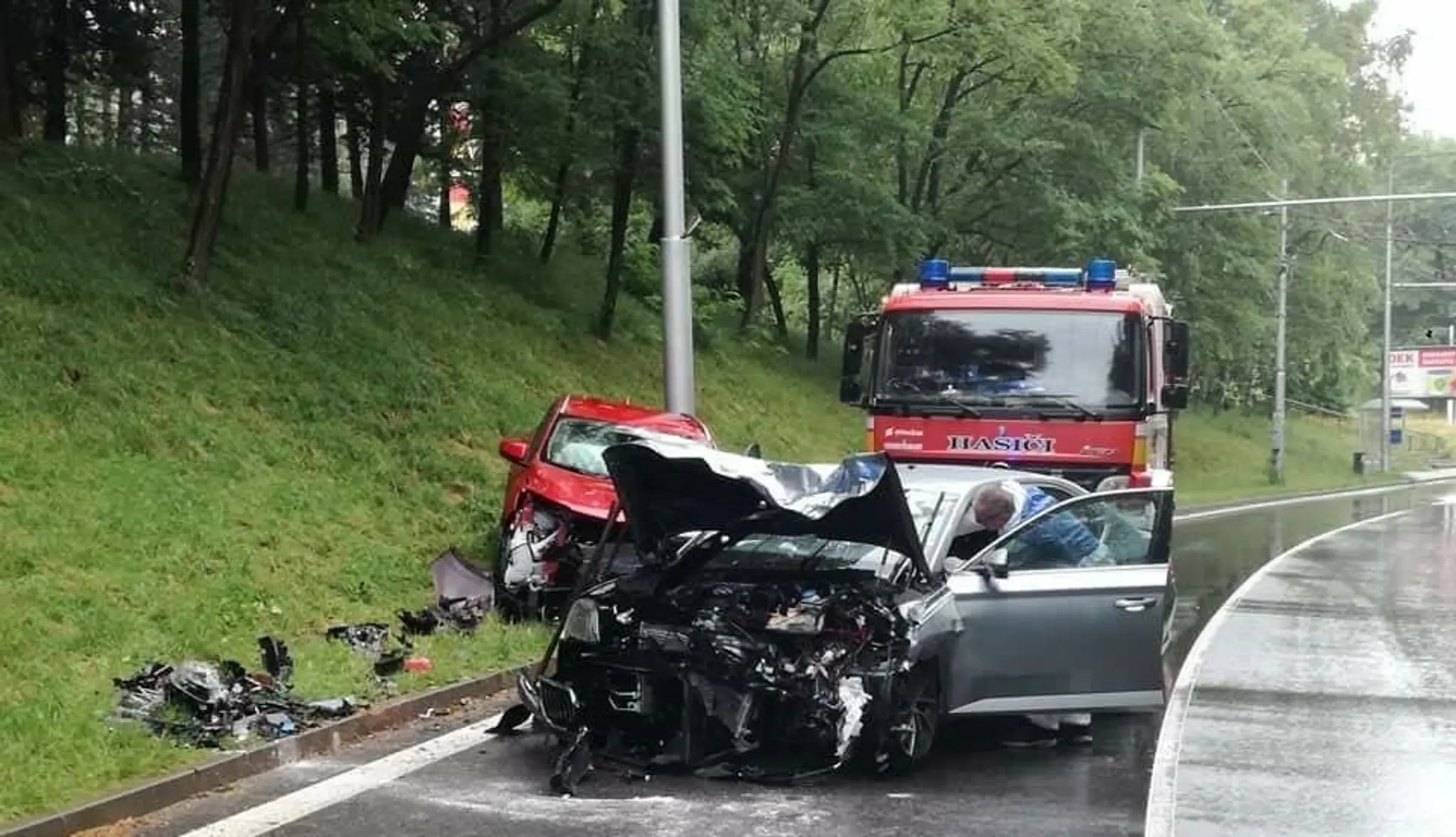 Výbuch na stanici metra v Kyjeve
