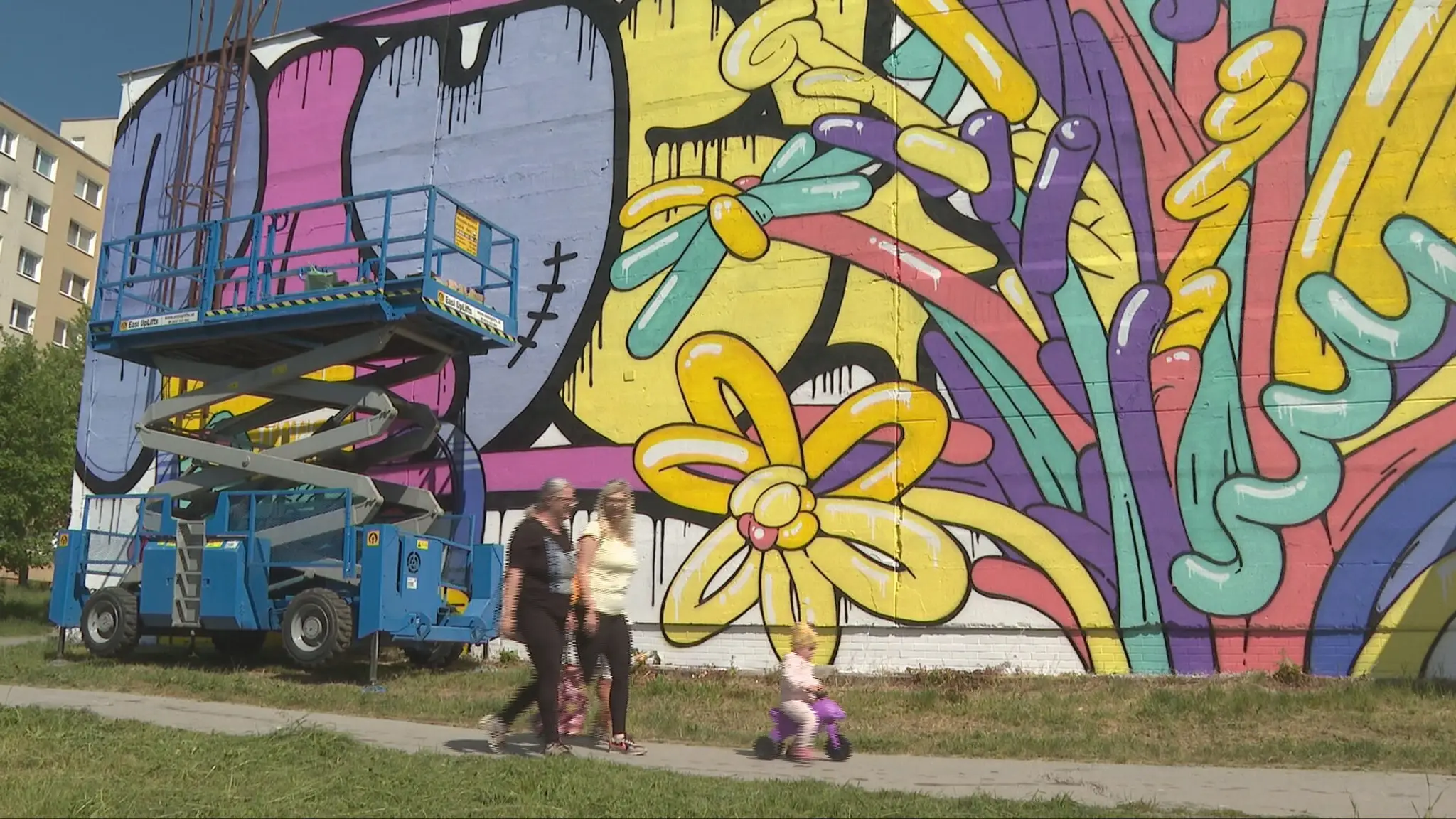Streetart v Košiciach.