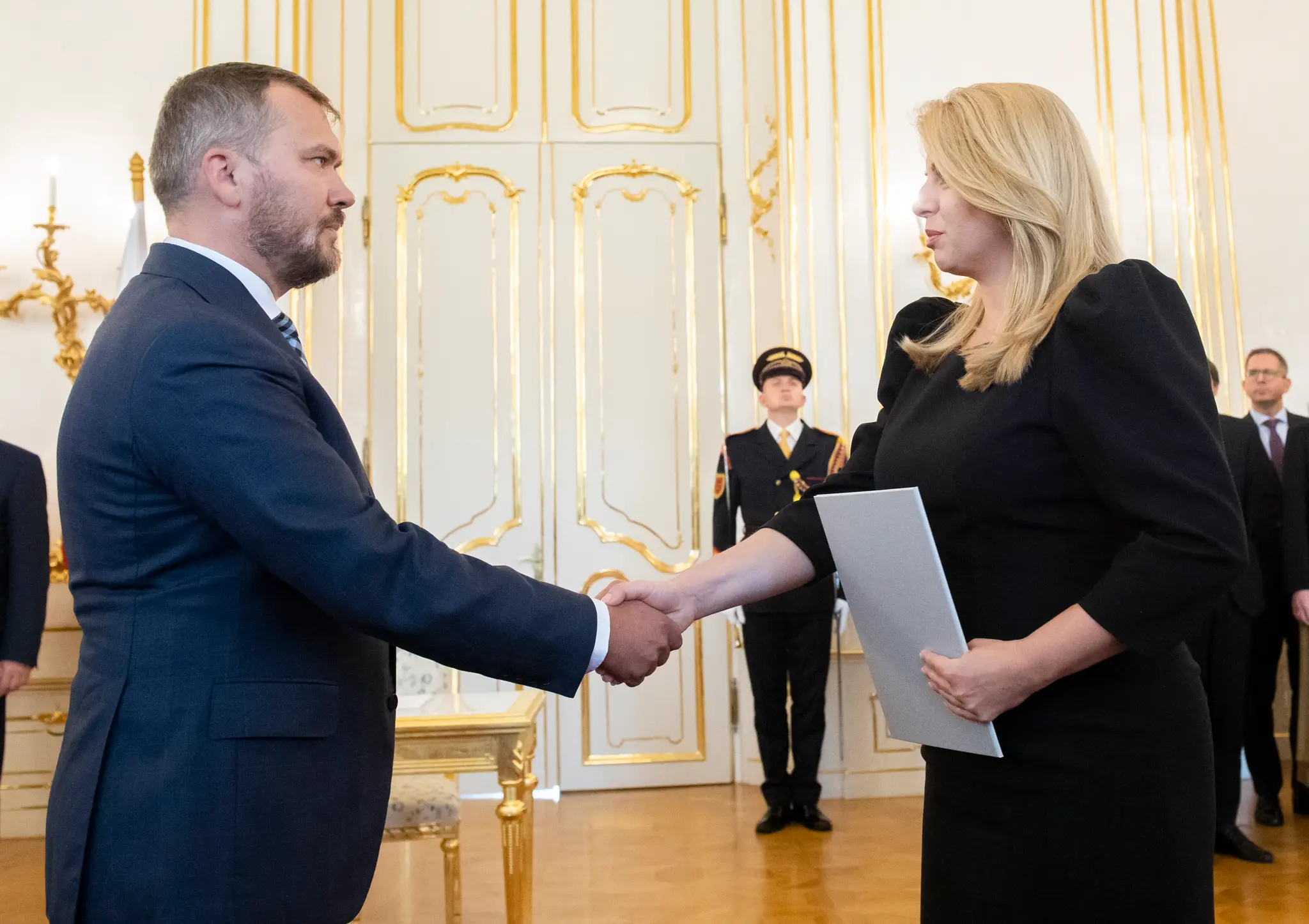 Viliam Karas a Zuzana Čaputová.