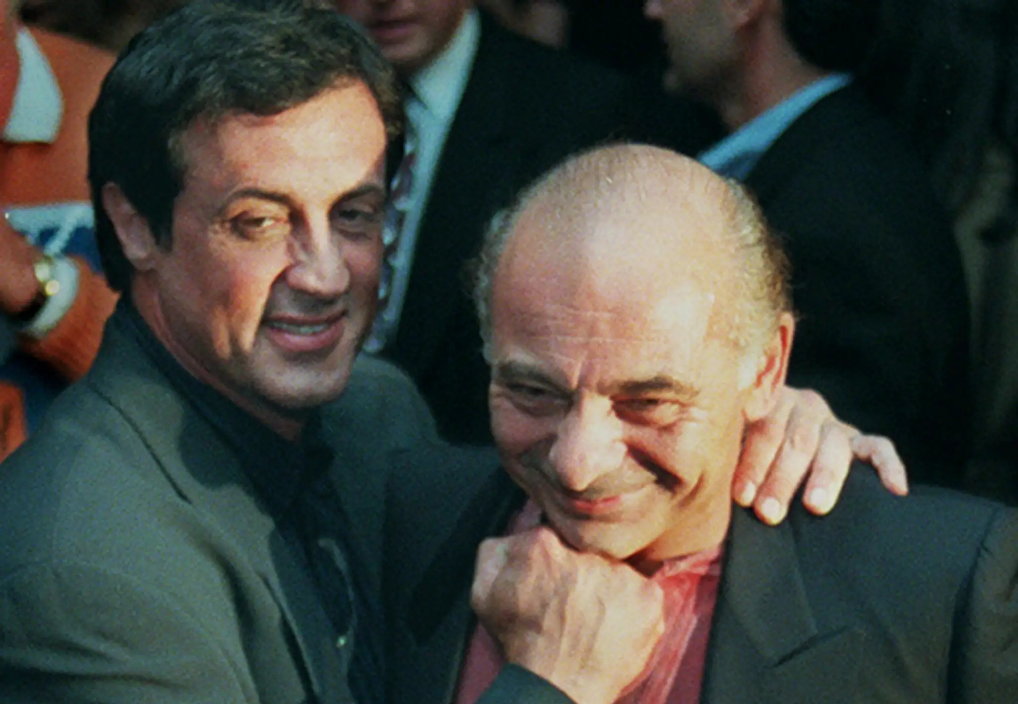 Na snimke Burt Young a Sylvester Stallone.