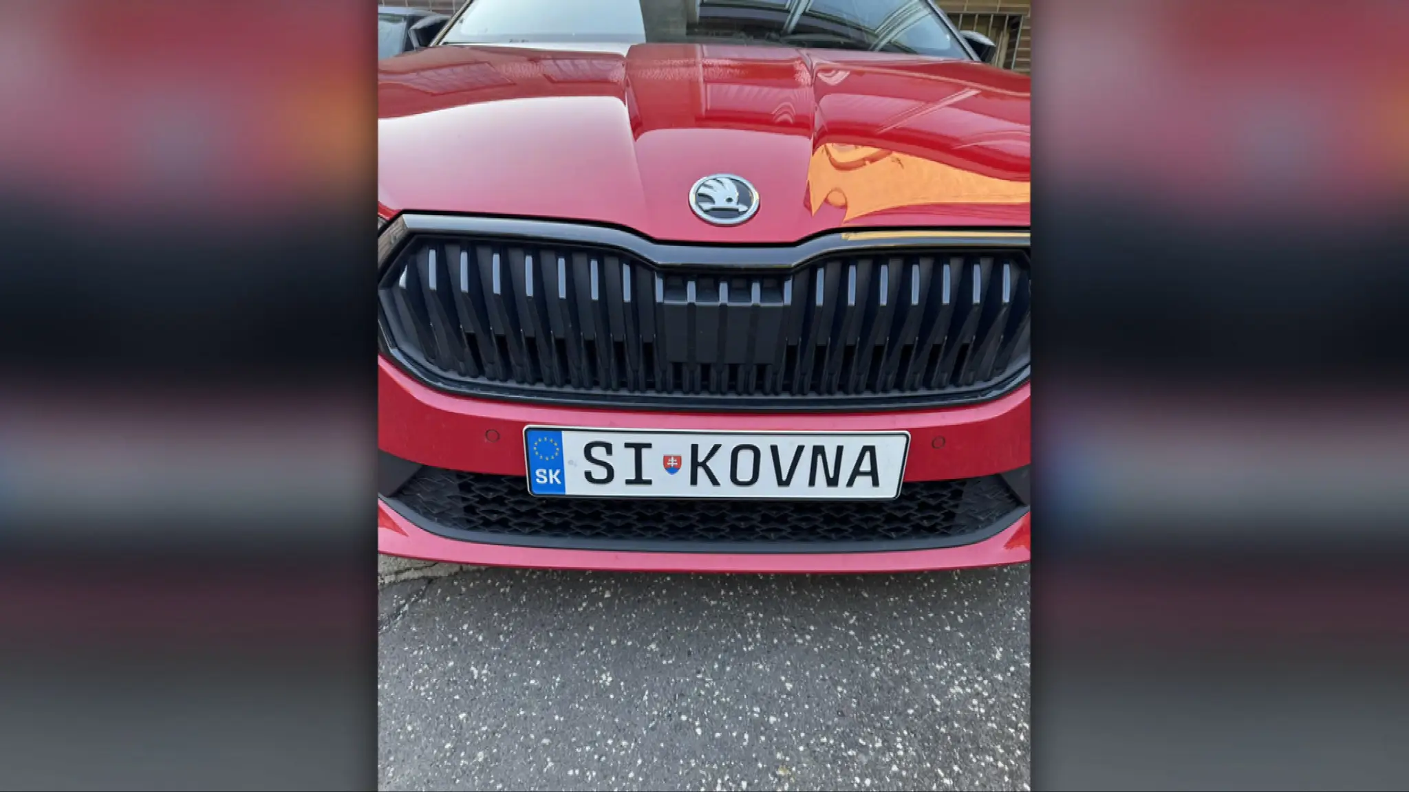 Jedna z personalizovaných ŠPZ.