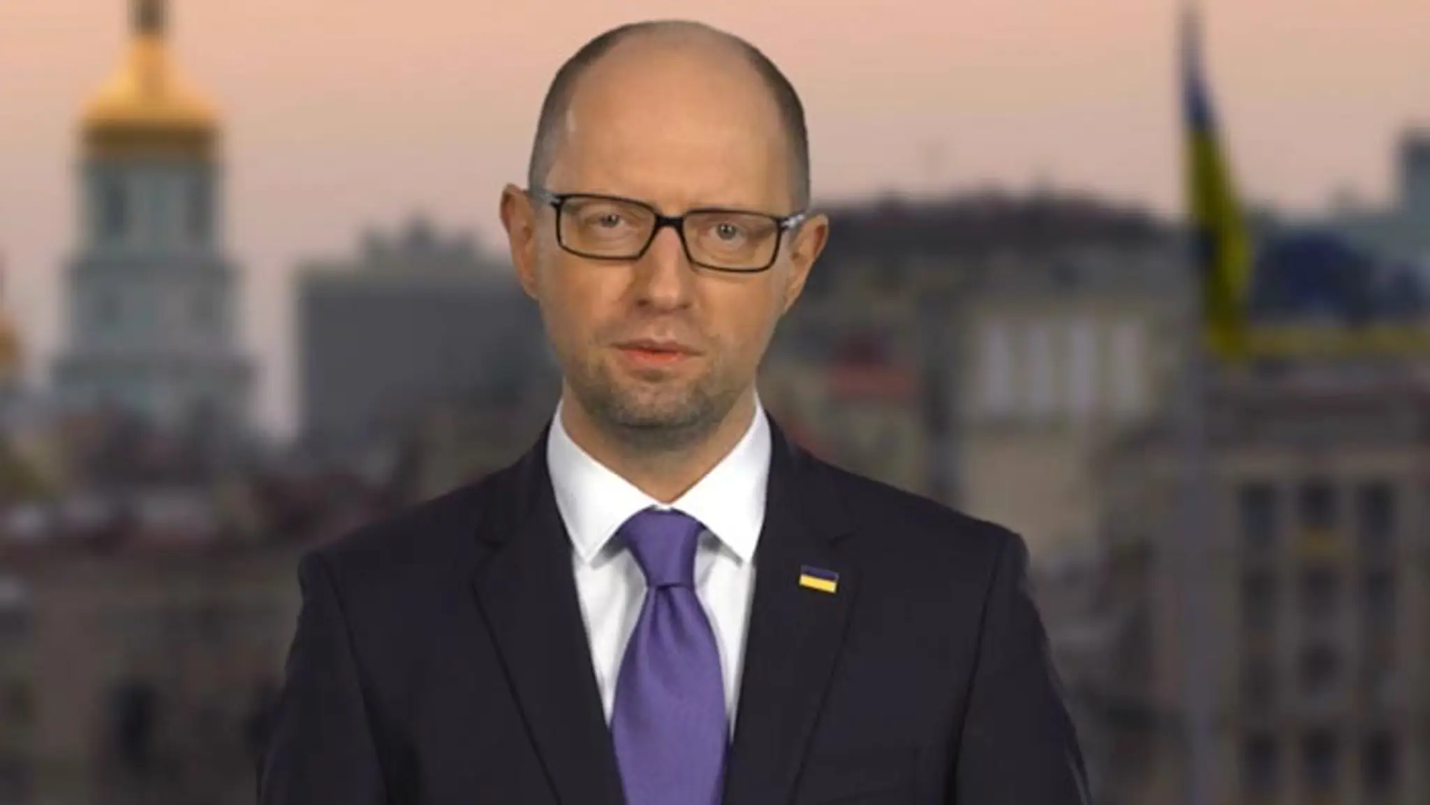 Bývalý ukrajinský premiér Arsenij Jaceňuk.