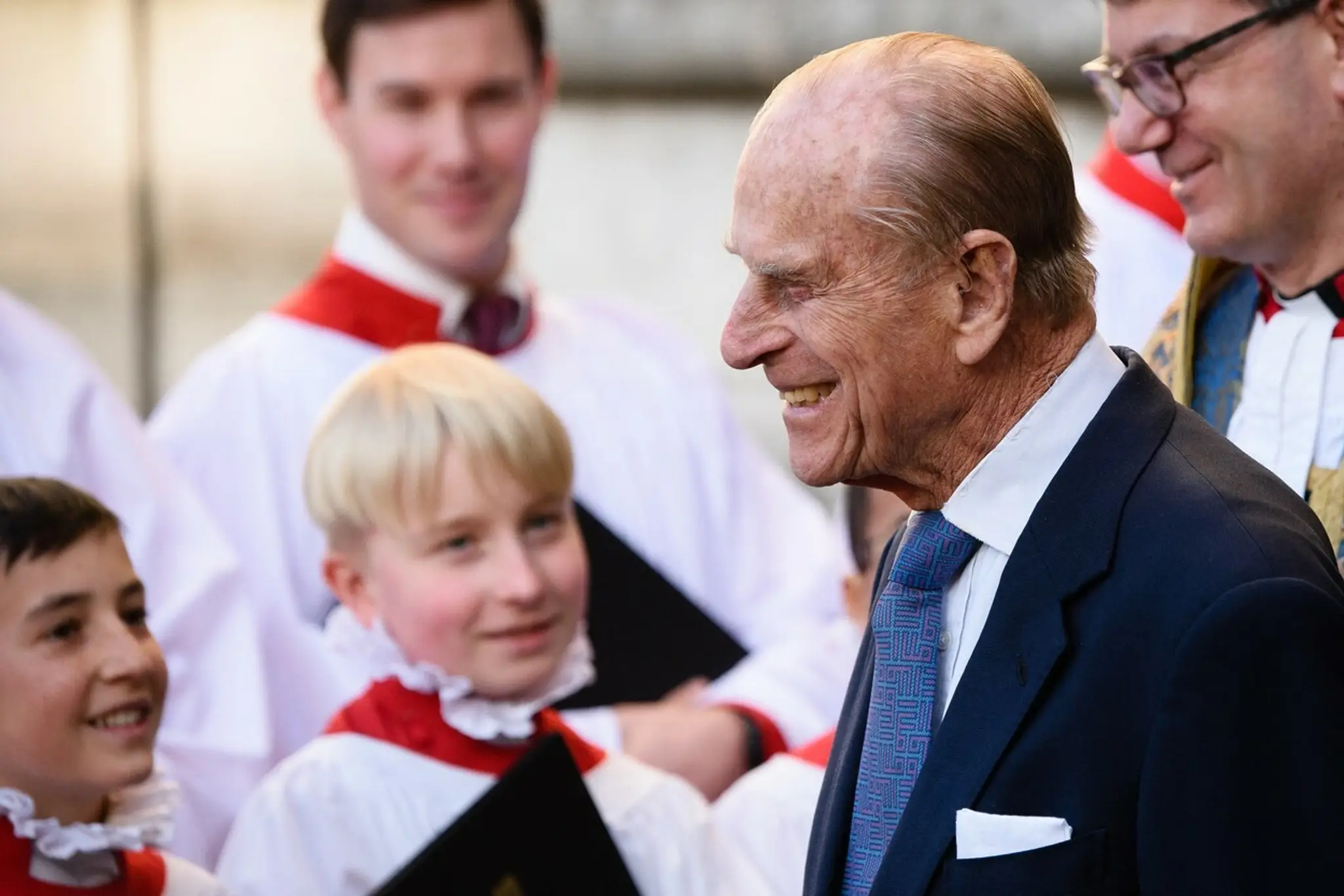Princ Philip s rodinou