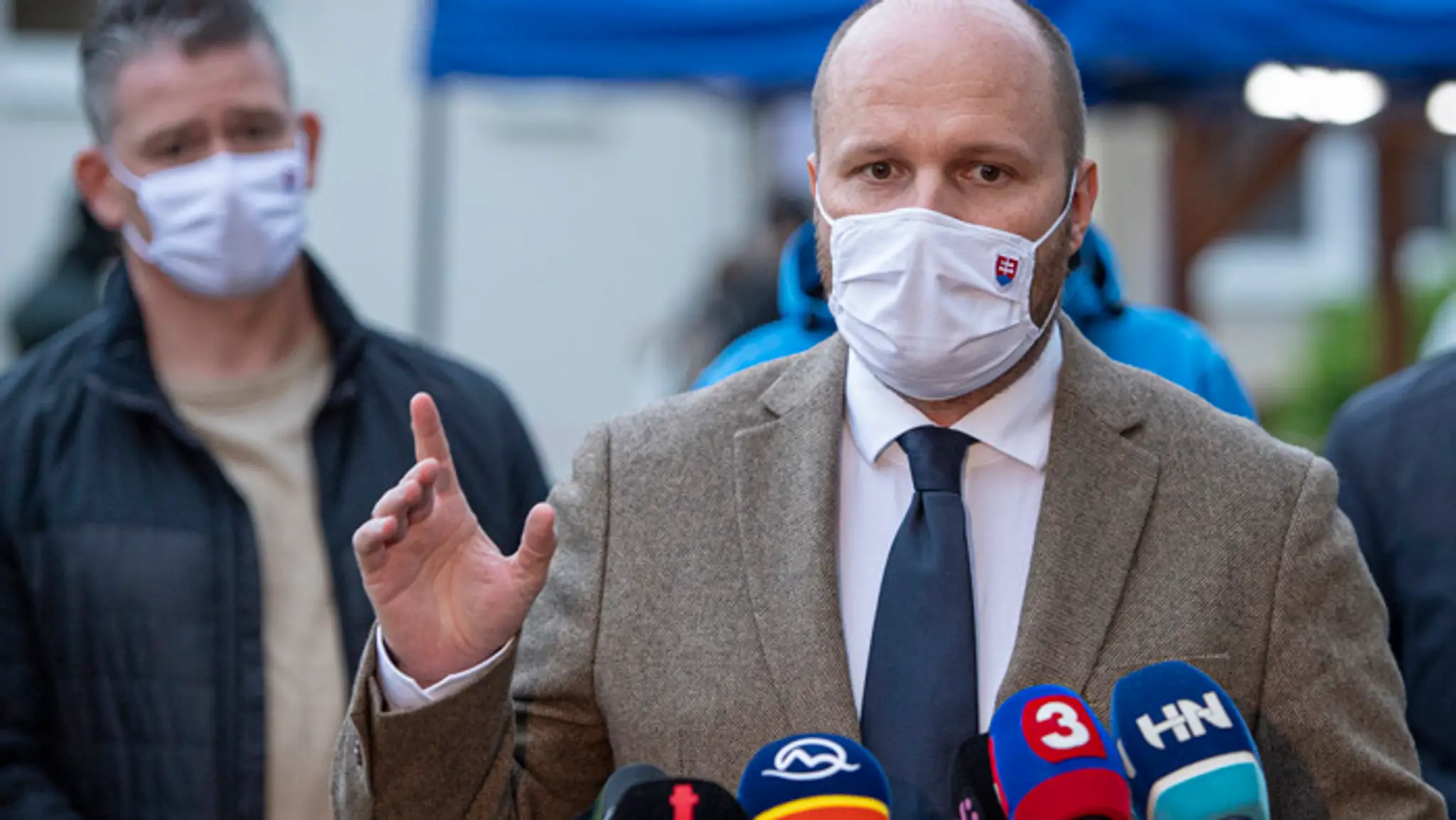 Testovanie v bratislavskej Dúbravke.