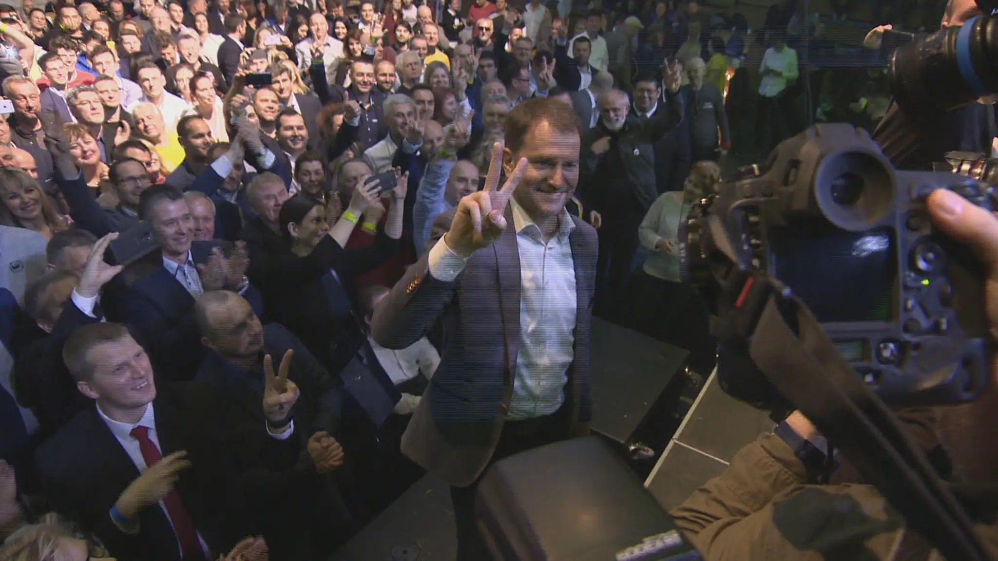 Igor Matovič po volebnom víťazstve v roku 2020.