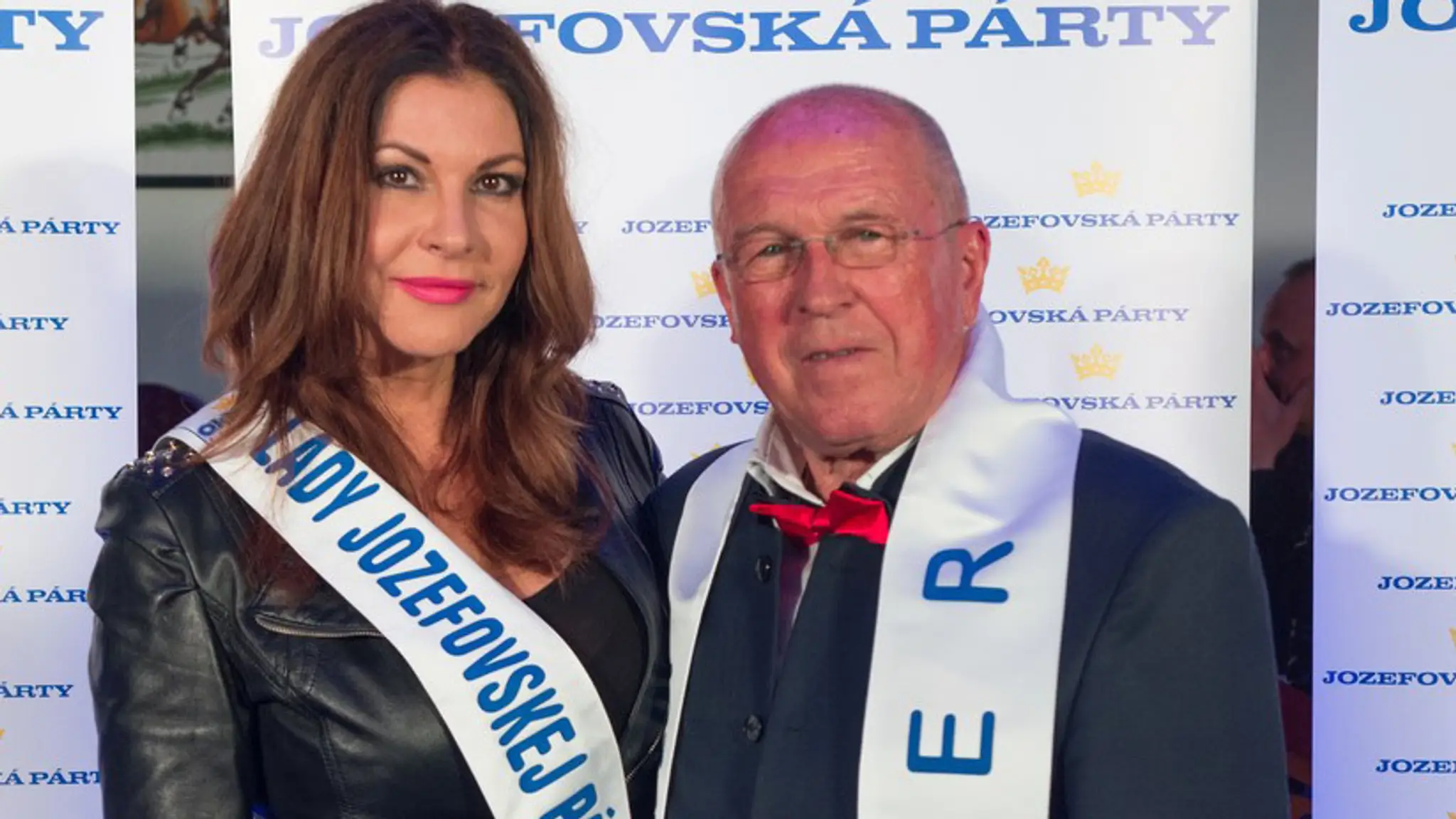 Andrea Tatarková a Viliam Fischer na Jozefovskej párty
