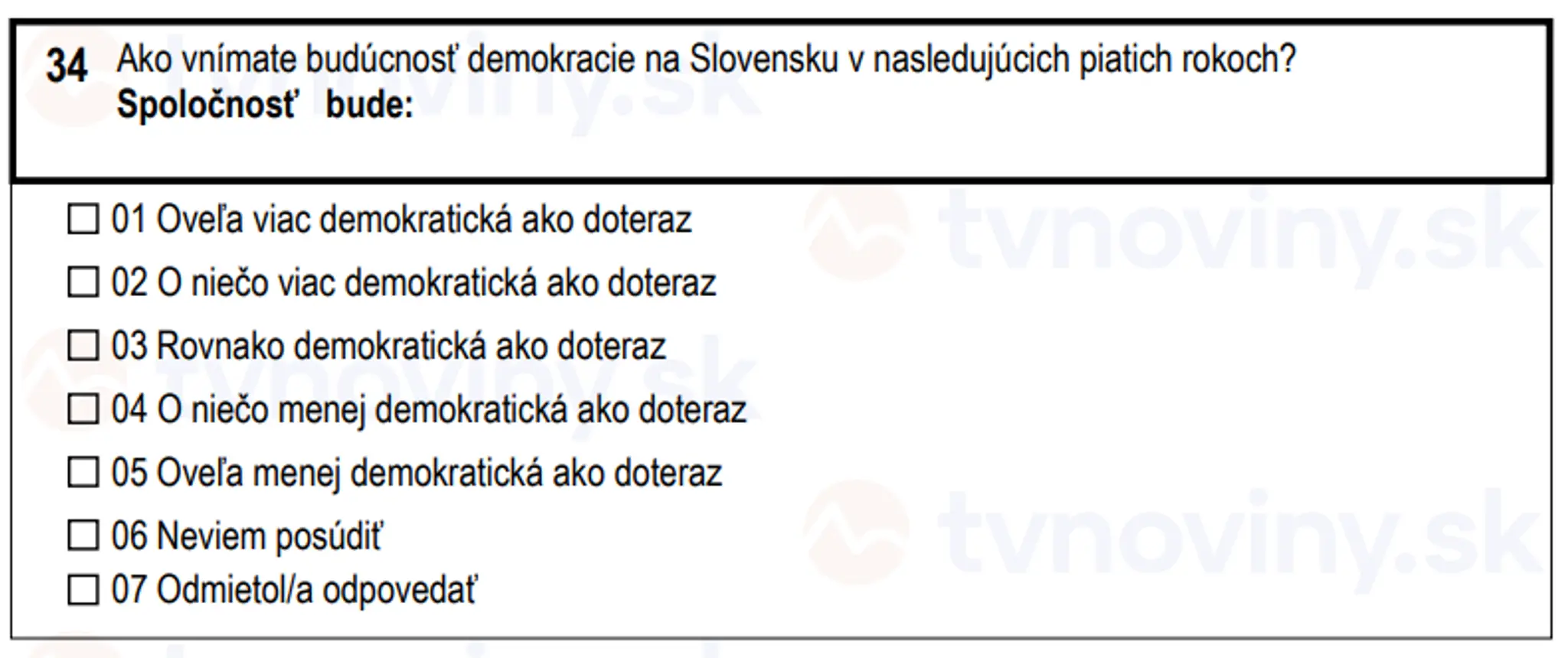 Otázky, ktoré sa pýta Štatistický úrad SR