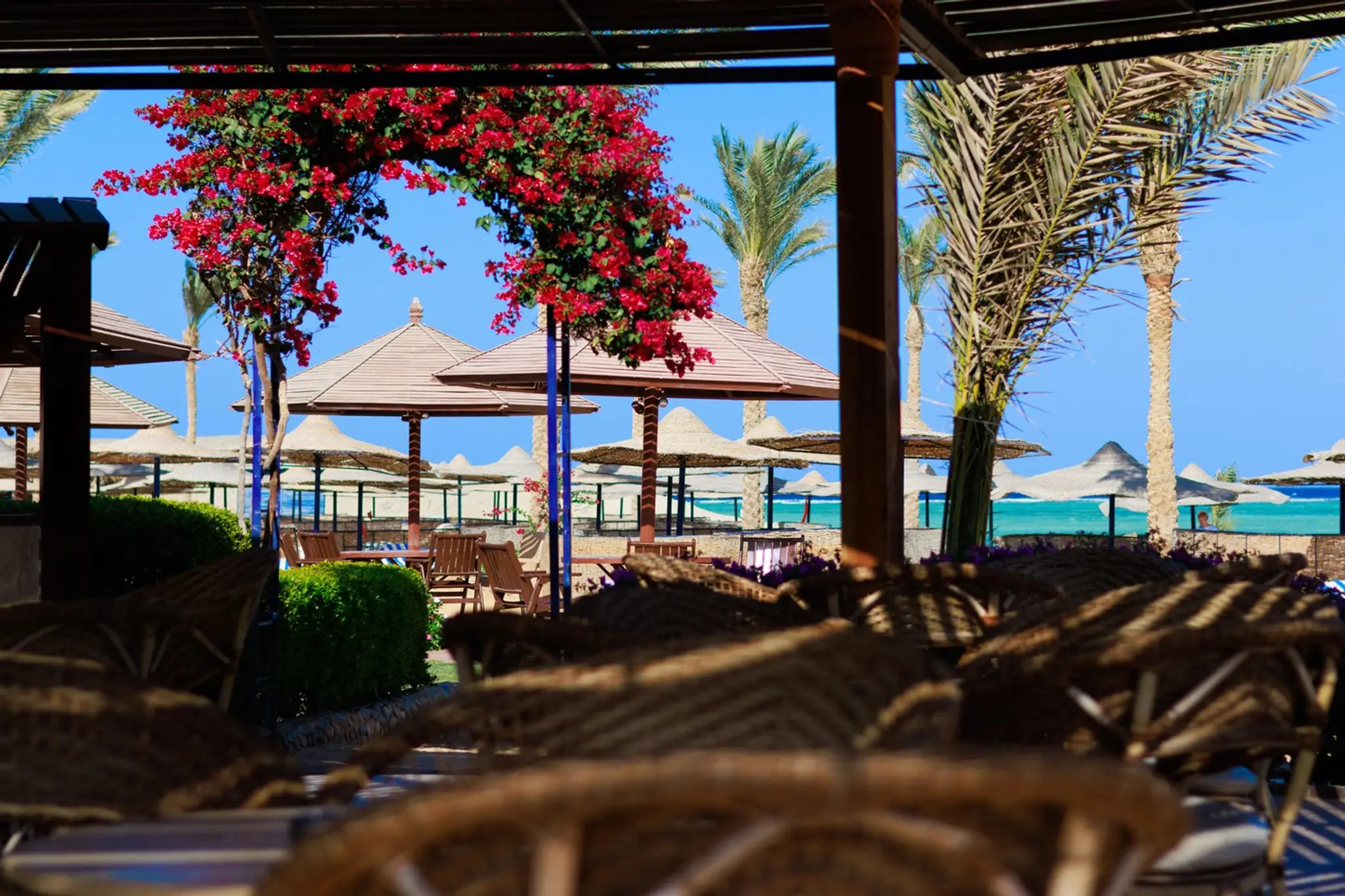 Hotel v Egypte - Ilustračná snímka.
