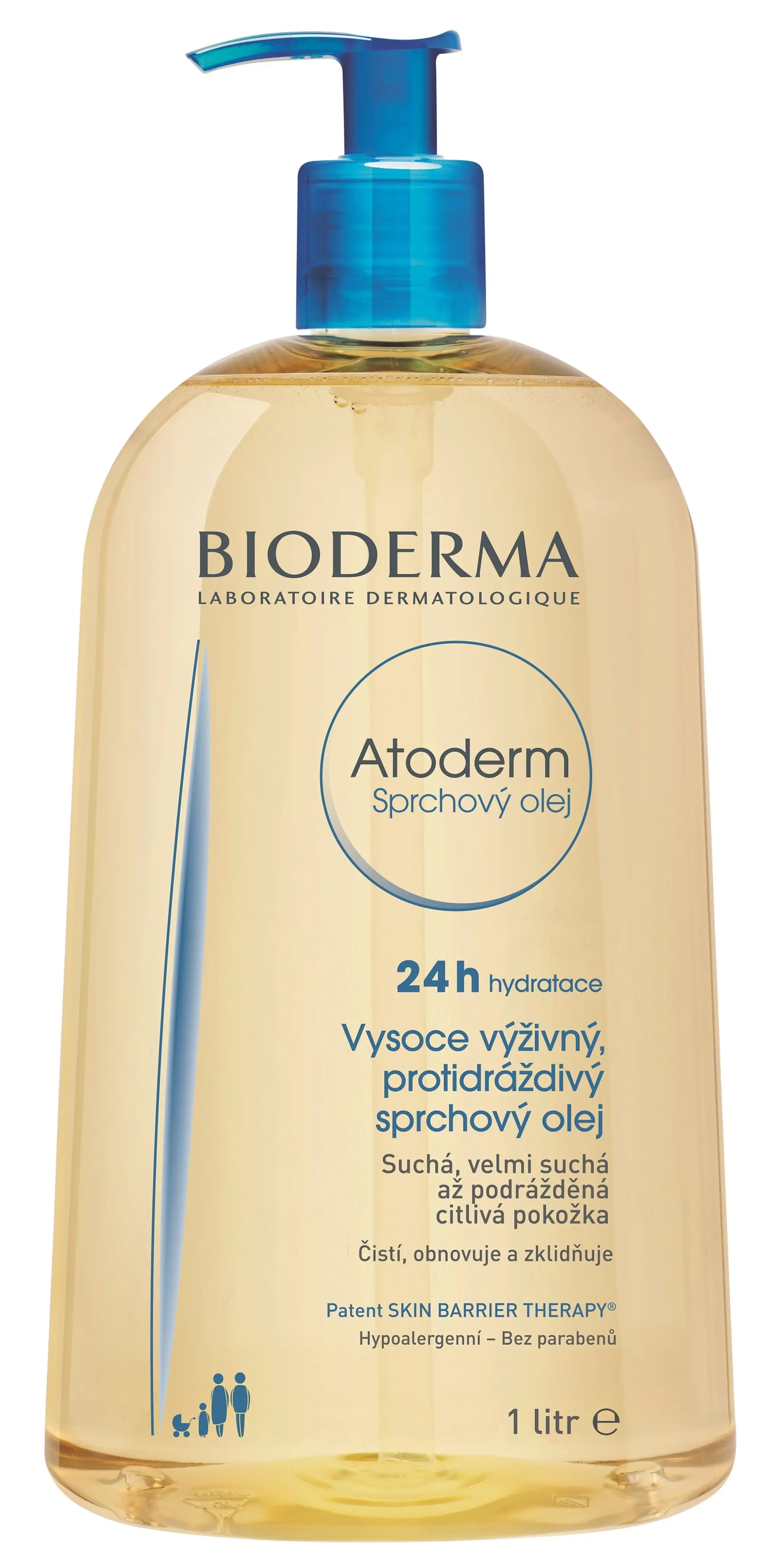 Atoderm - sprchový olej.