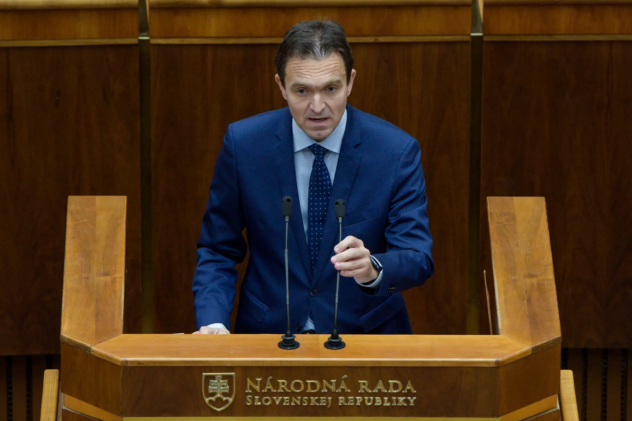 Na snímke predseda vlády SR Ľudovít Ódor