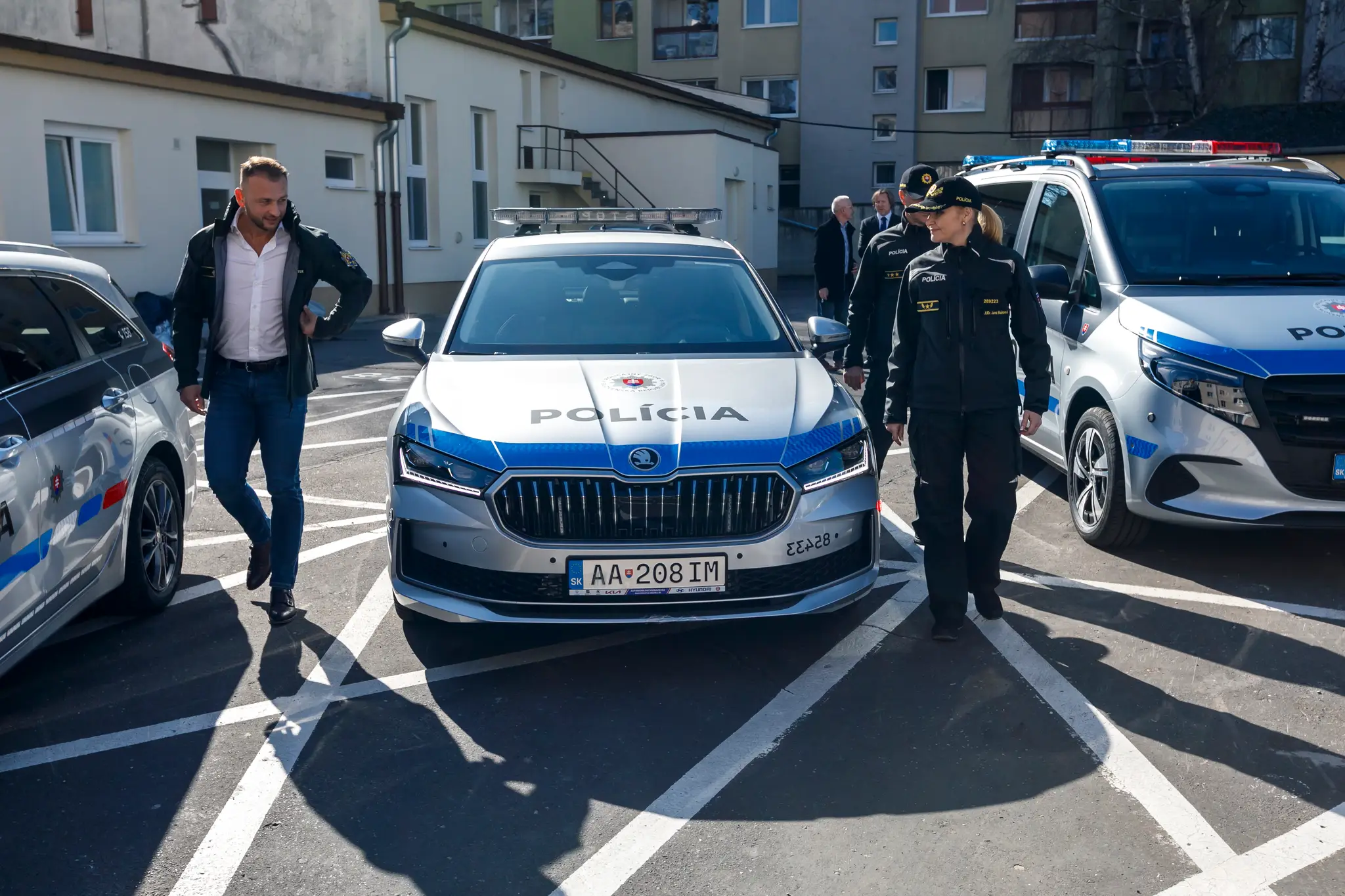 Nový dizajn policajných áut.