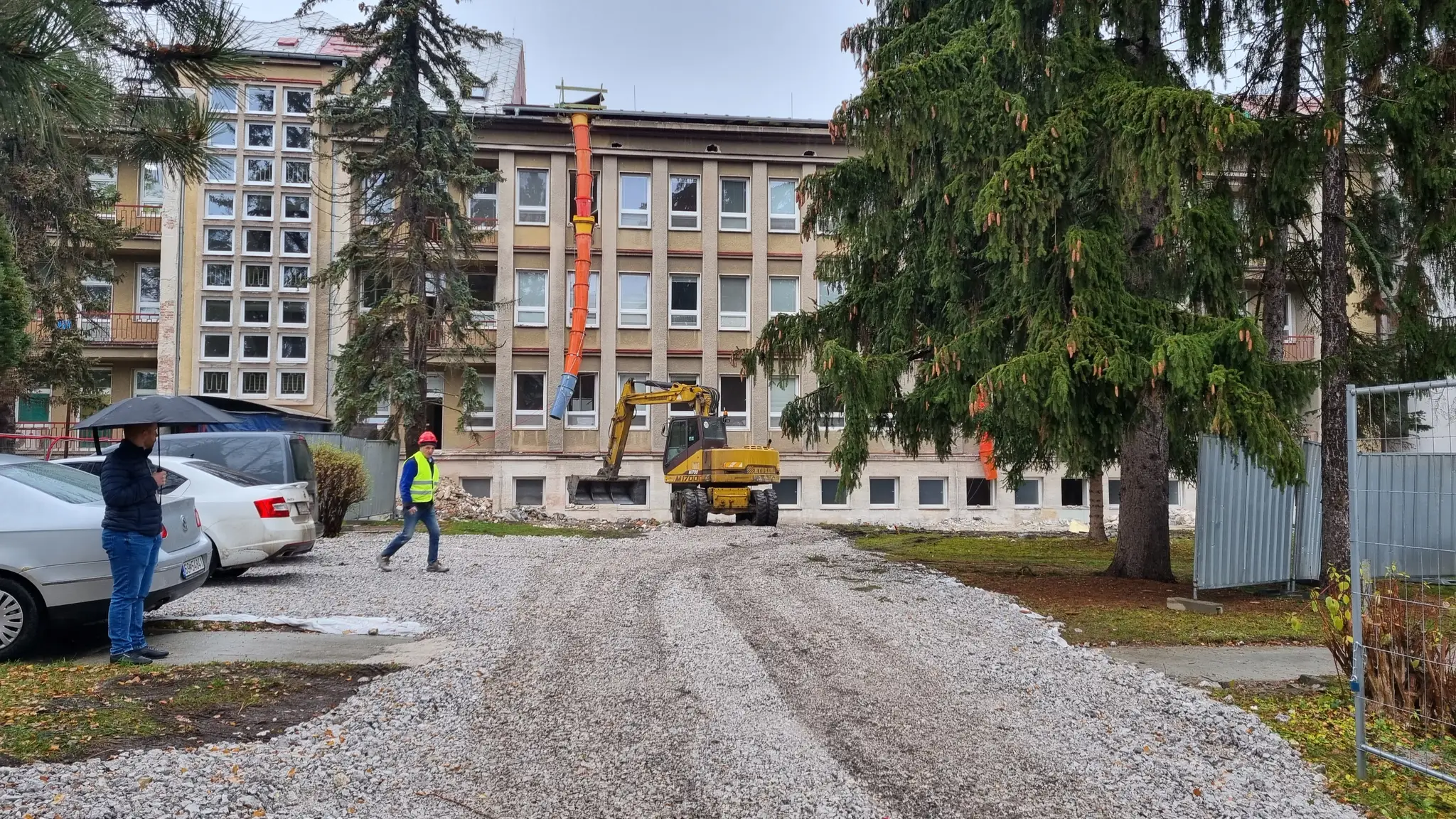 Chirurgický pavilón Ústrednej vojenskej nemocnice (ÚVN) v Ružomberku.