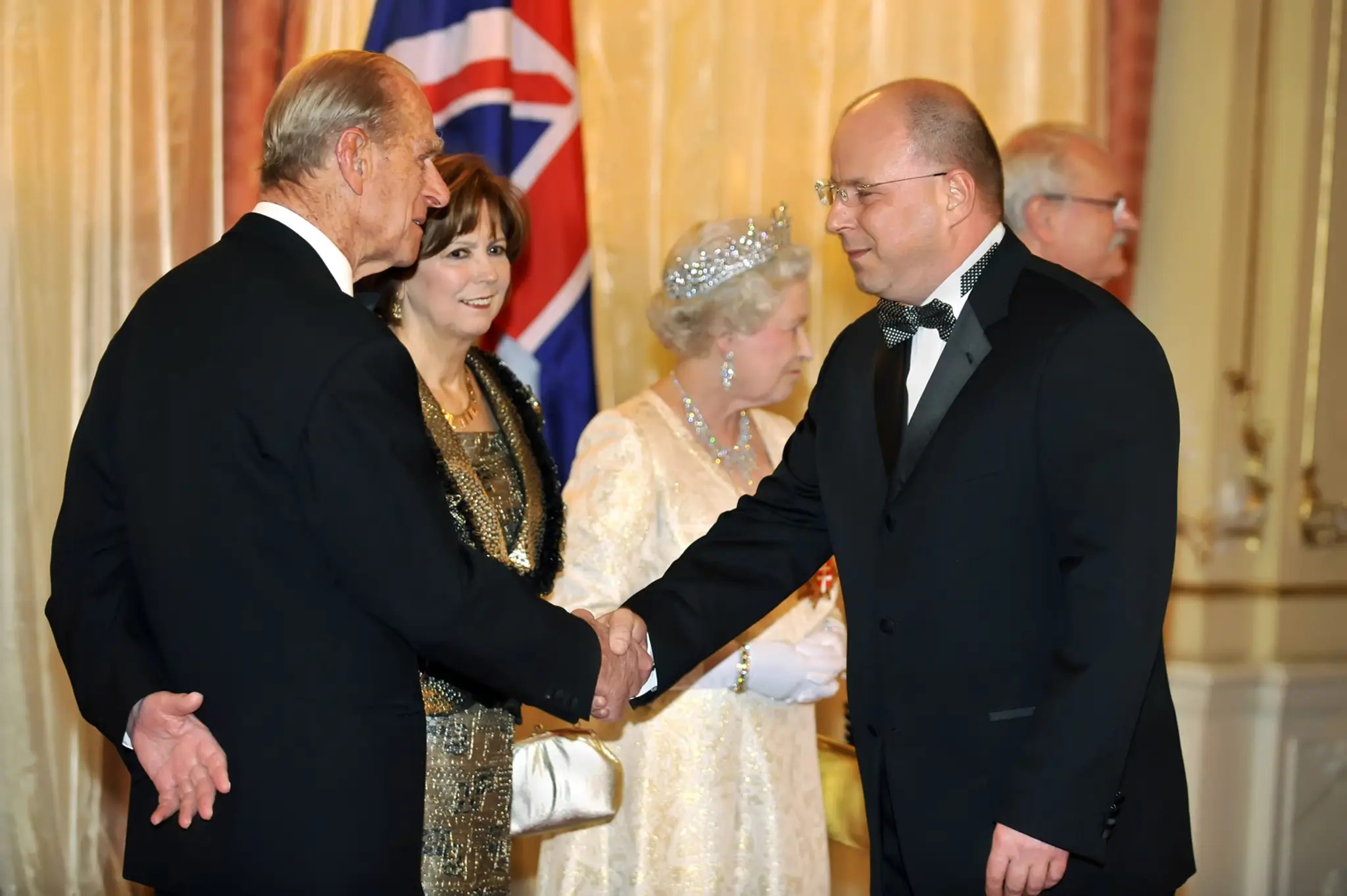 Princ Philip počas oficiálnej večer v bratislavskej Redute.