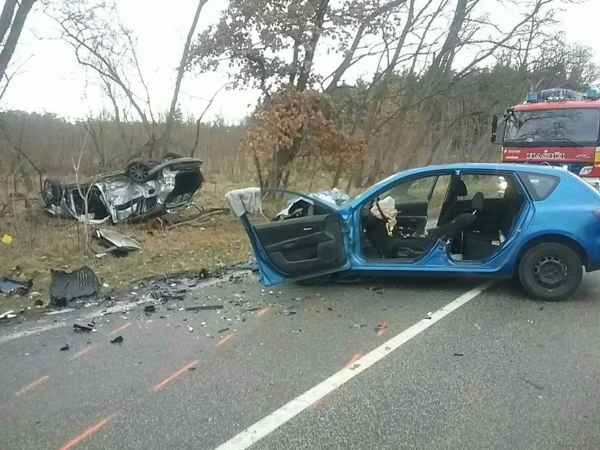 Nehoda pri obci Kostolište.
