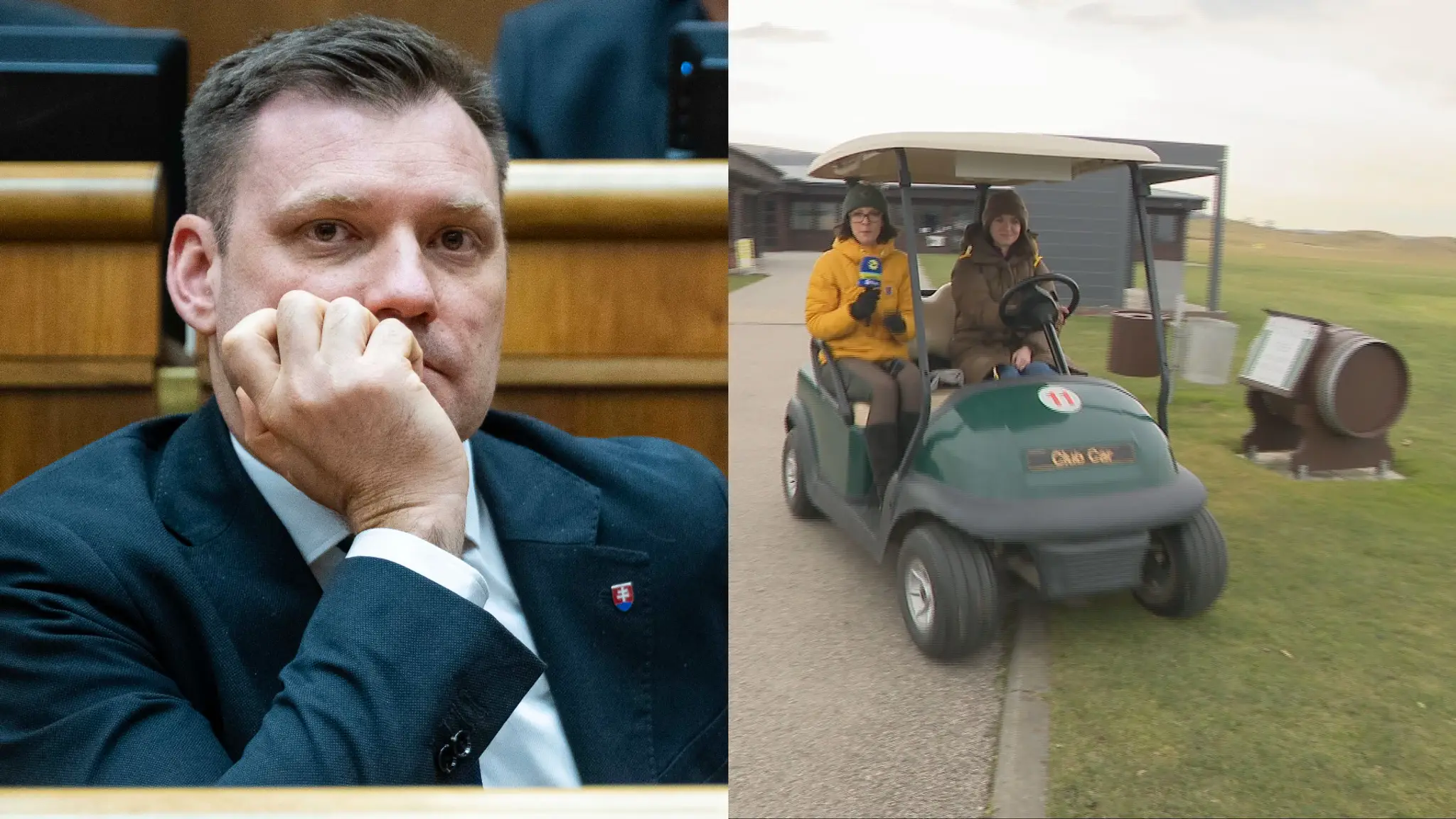 Tomáš Taraba a golfové ihrisko v Skalici