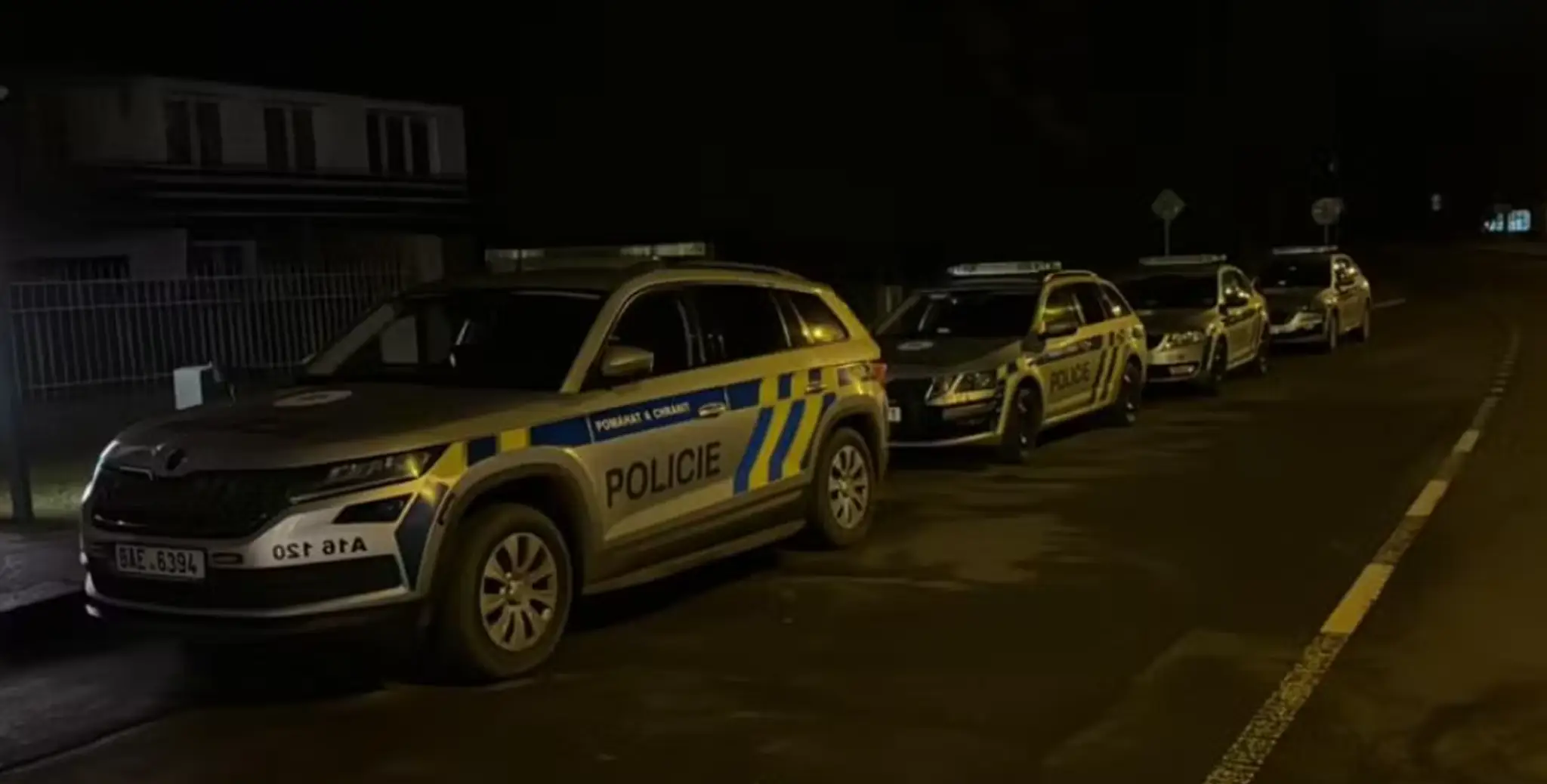 Polícia na mieste činu.
