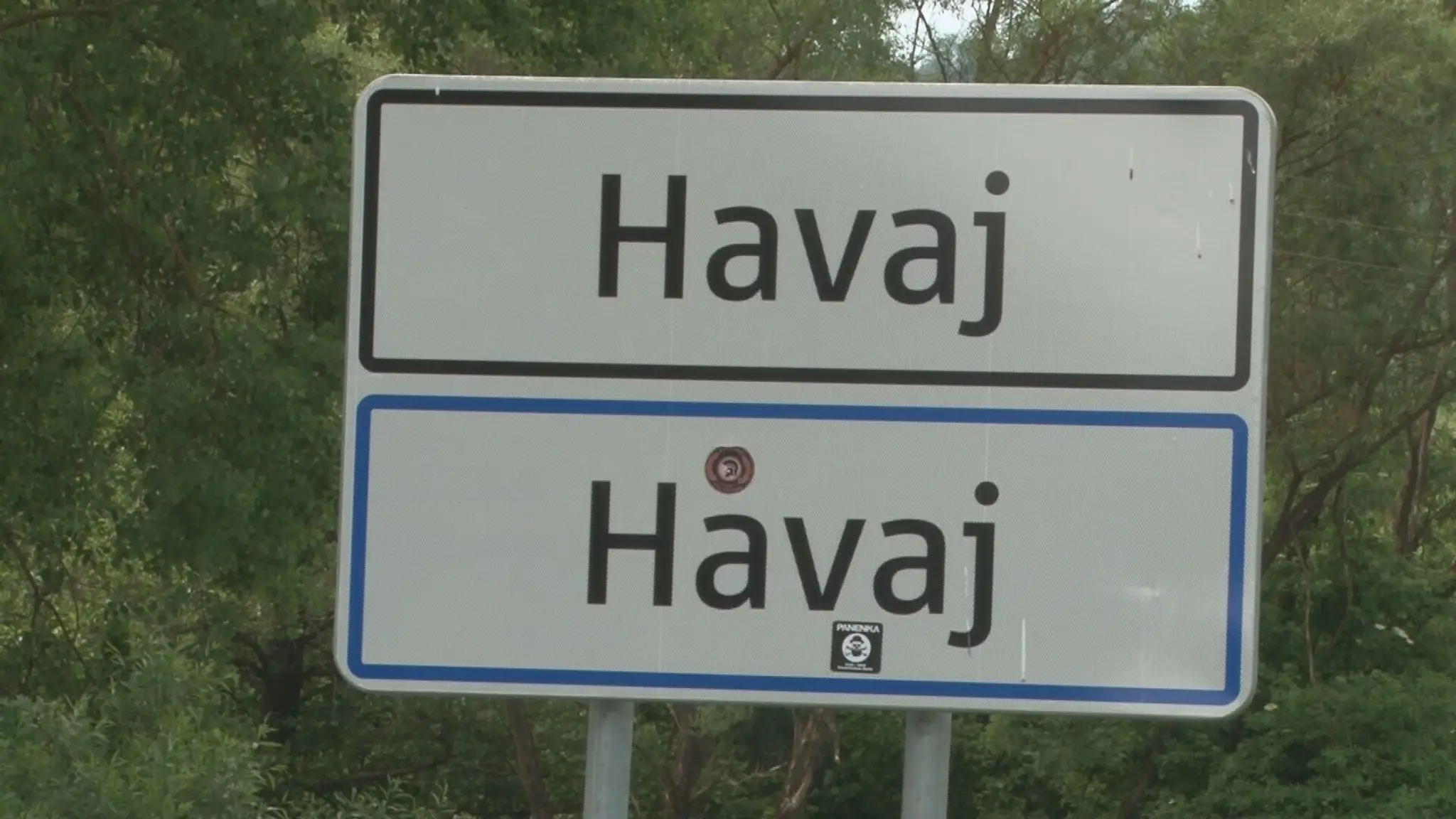 Tabule v dedine Havaj.