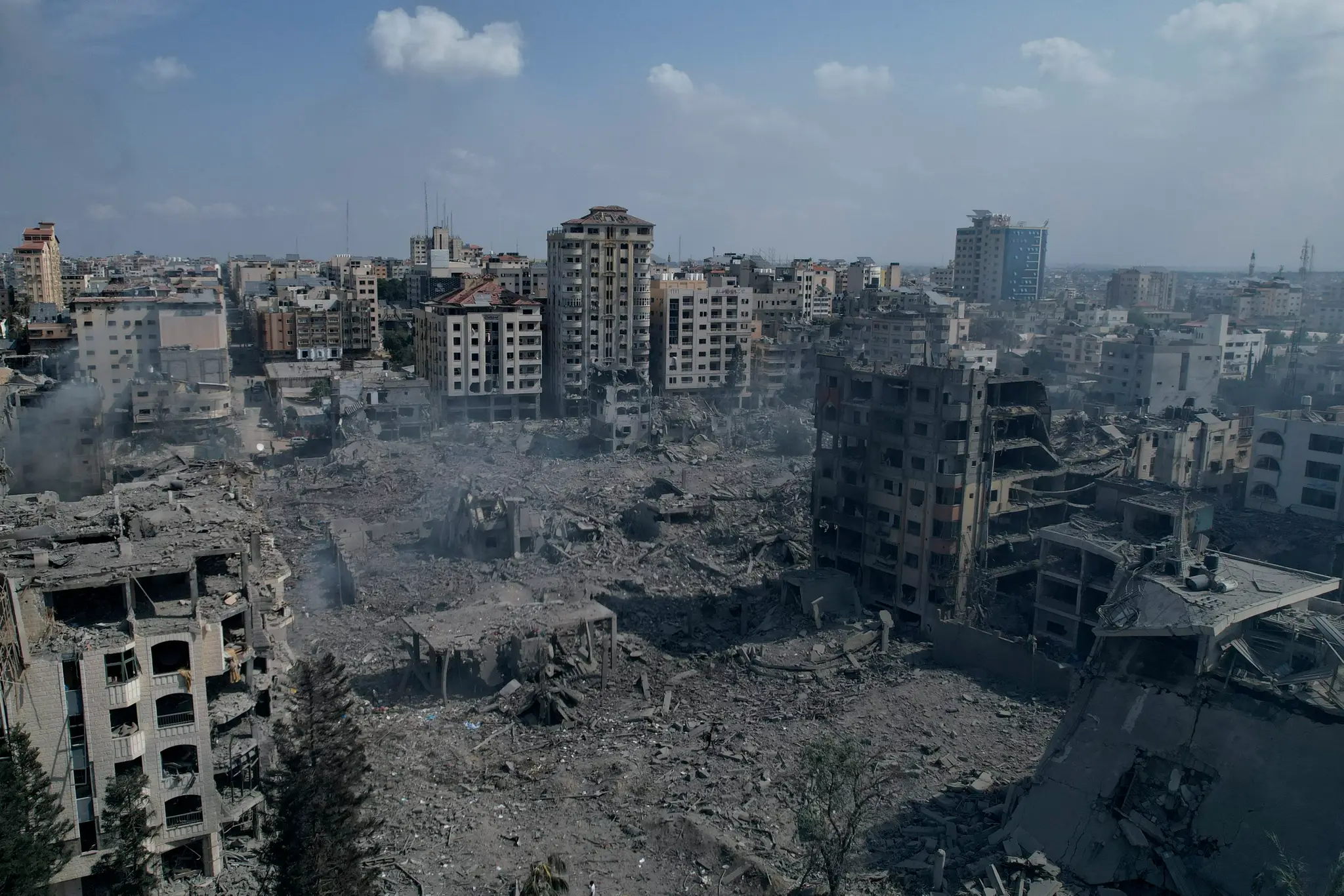 Gaza po izraelskom ostreľovaní.