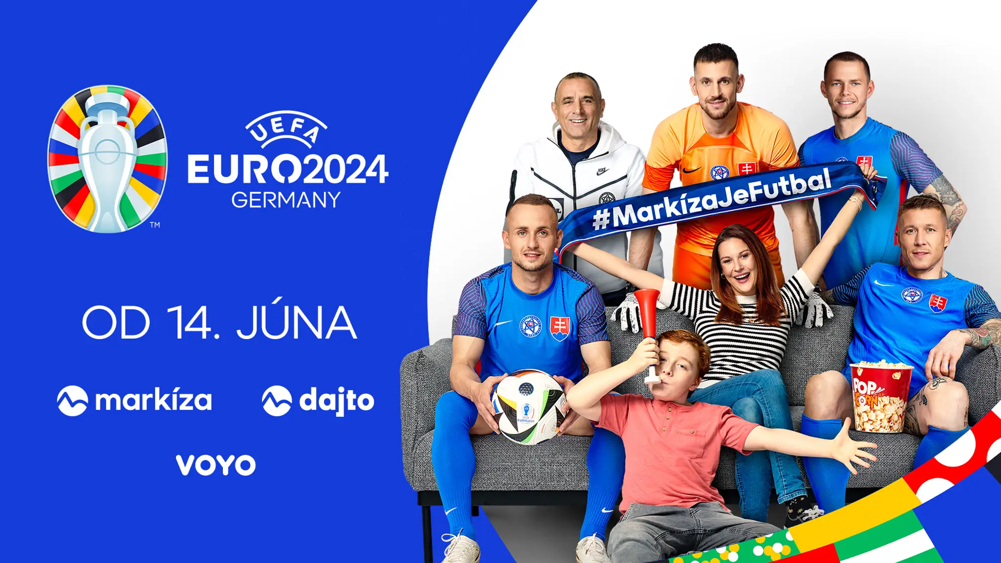 UEFA EURO 2024 na Markíze, Dajto a Voyo