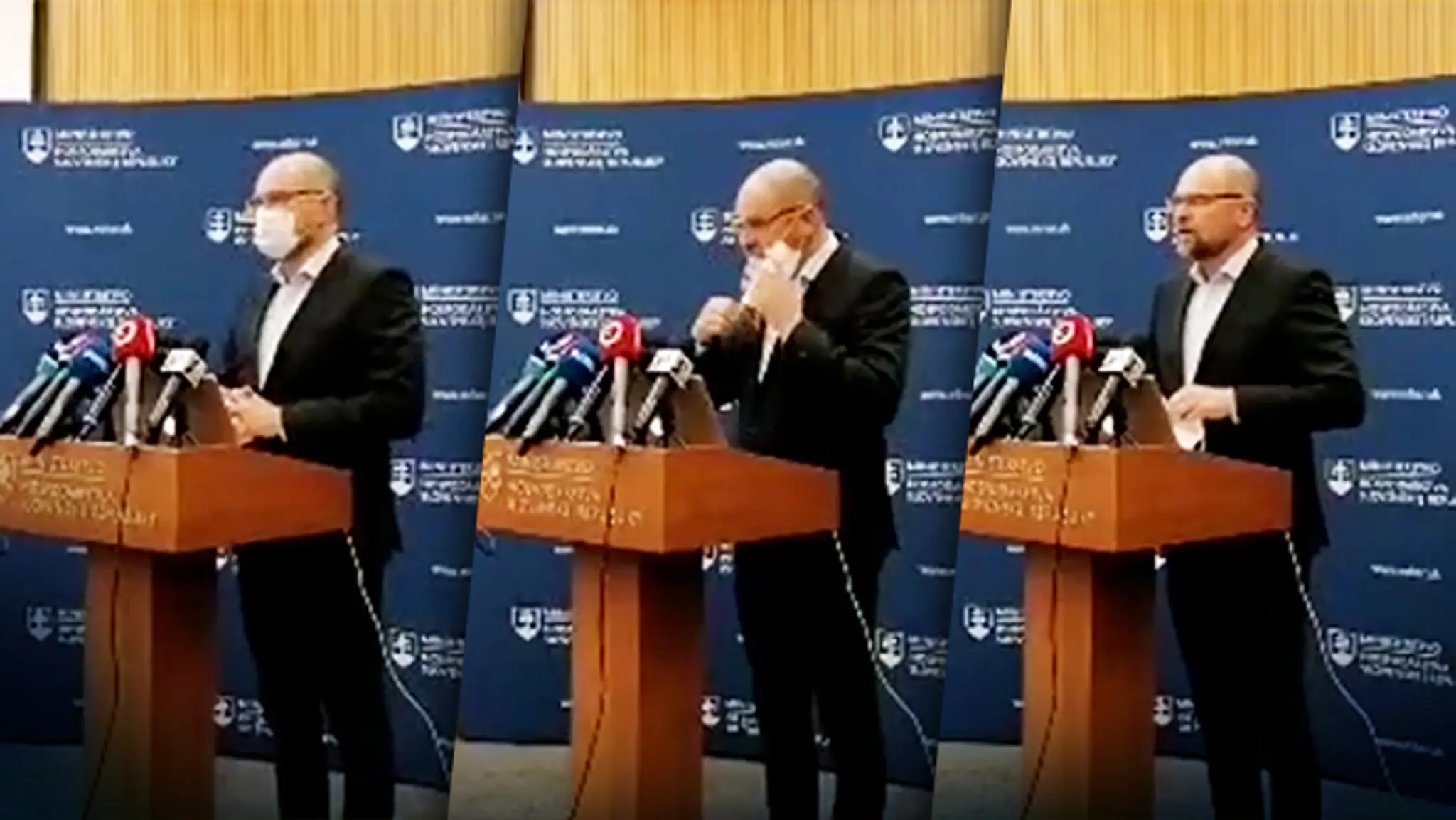 Richard Sulík na tlačovej konferencii.