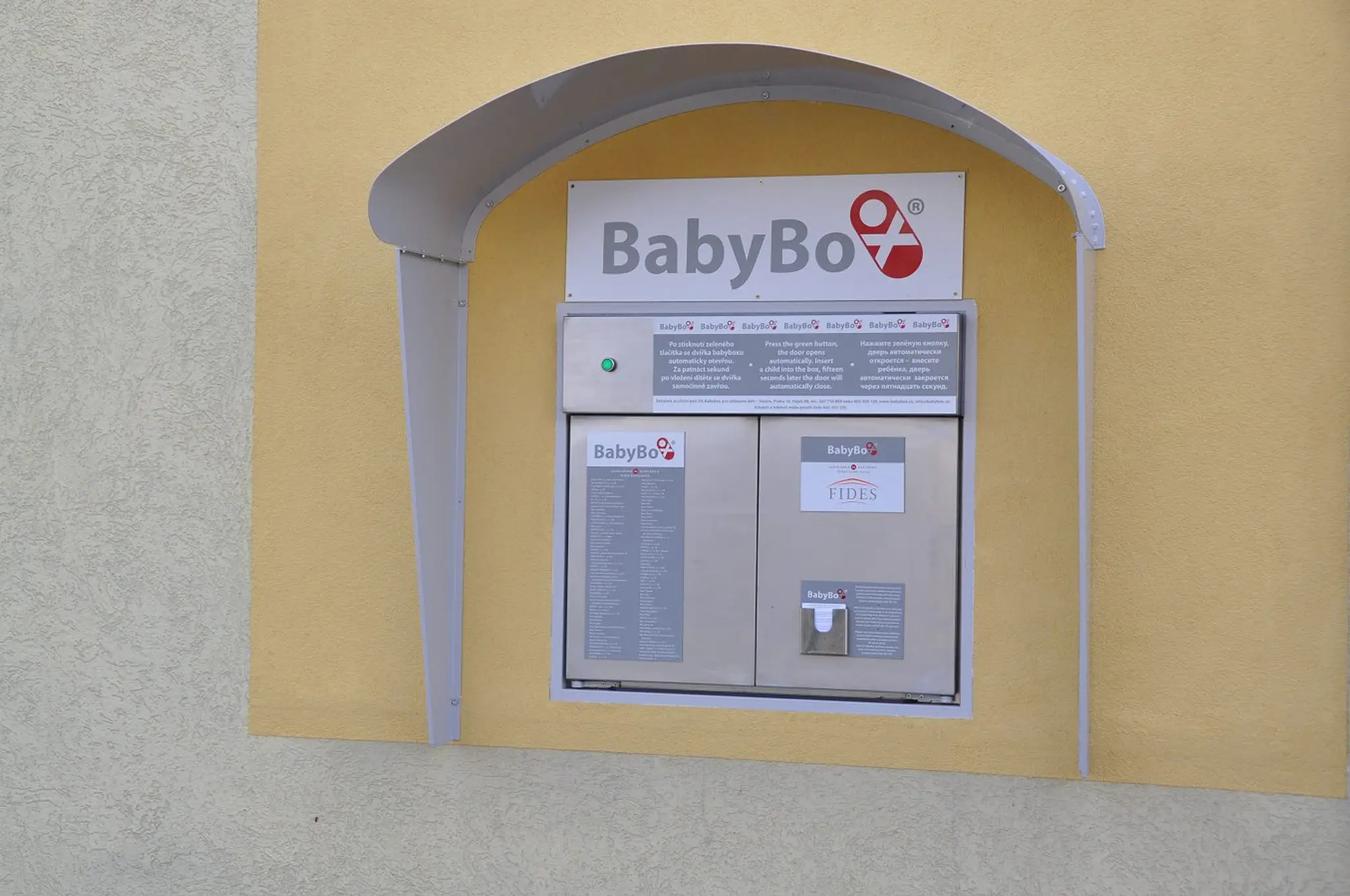 Babybox, ktorý slúž na odkladanie detí.