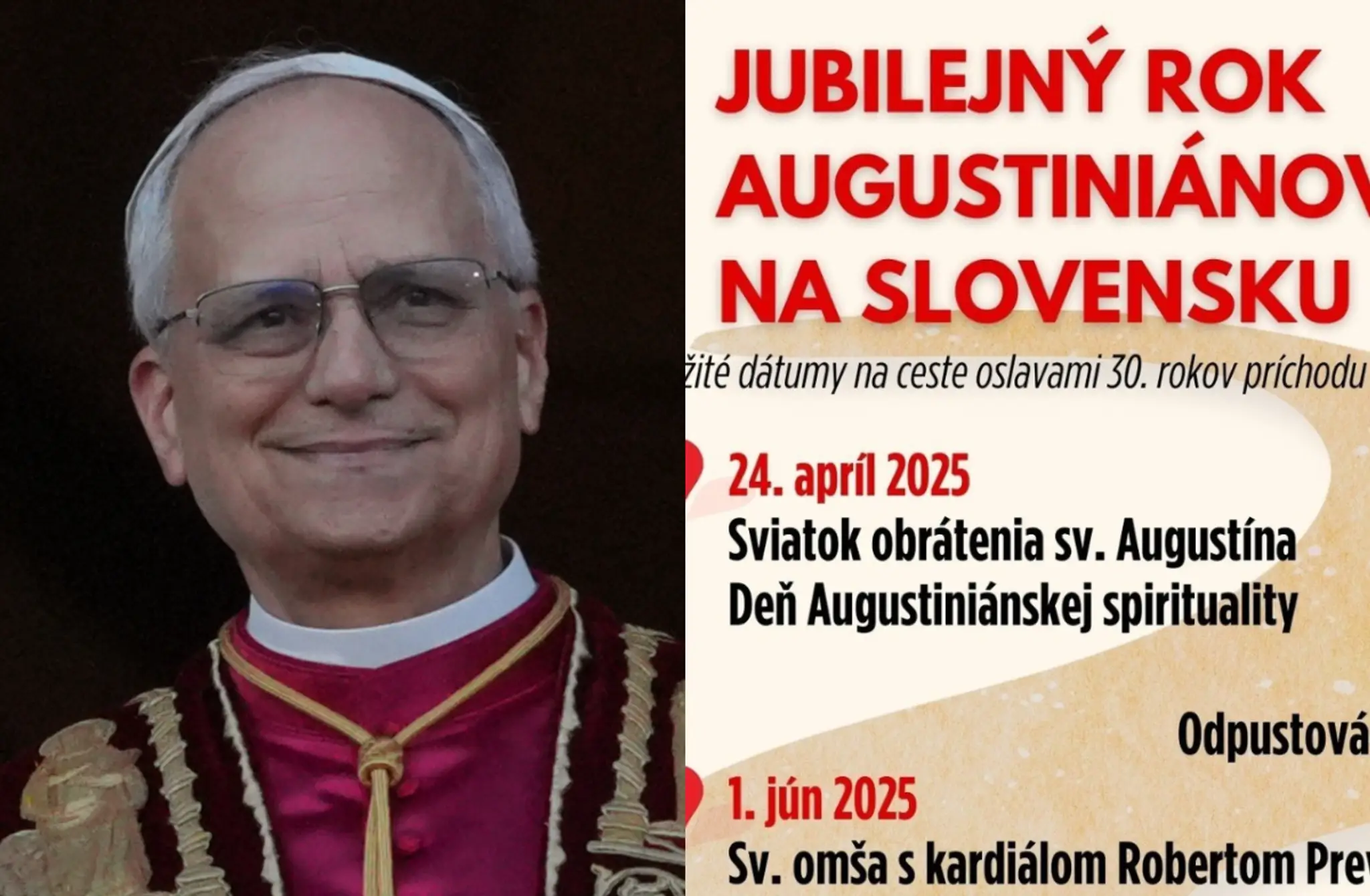 Nový pápež Leo XIV a avizovaná omša v Košiciach